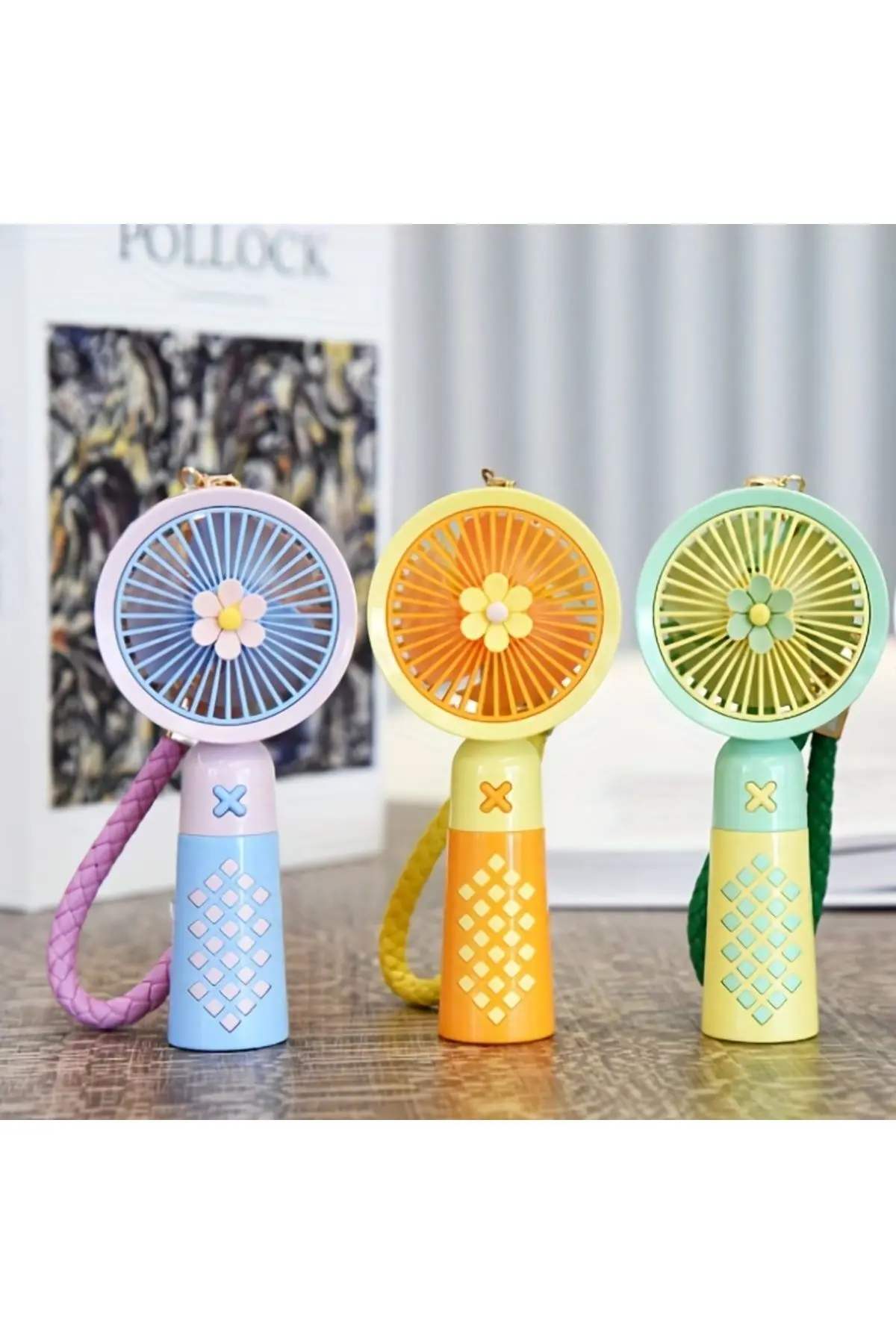 Anahtarlıklı Taşınabilir El Tipi Anahtarlık Fanı  Şarj Edilebilir USB, 3 Hız Ayarı, Vantilatör fan