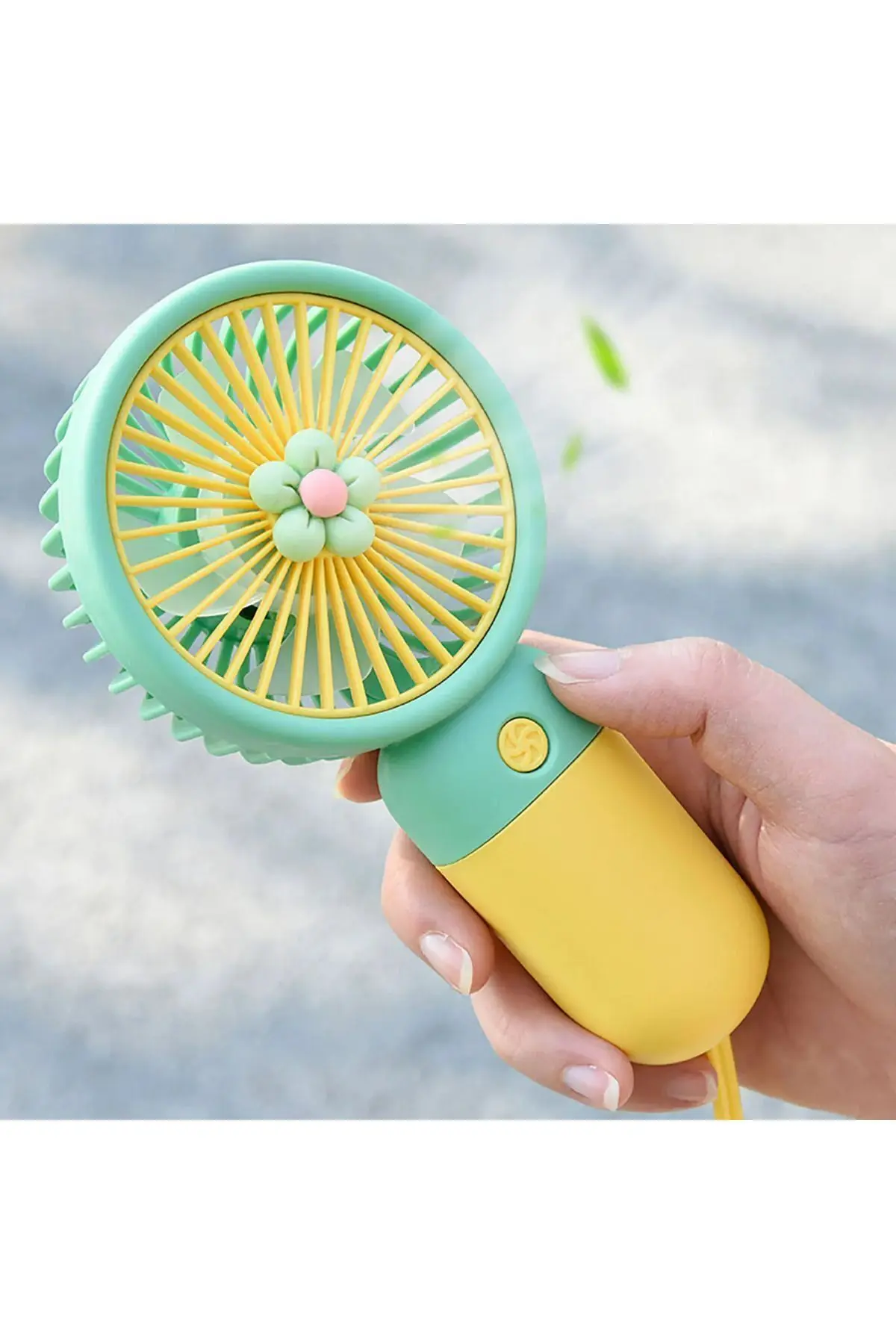 Şarjlı Masa Ve El Fan Taşınabilir Şarjlı Edilebilir Mini Fan