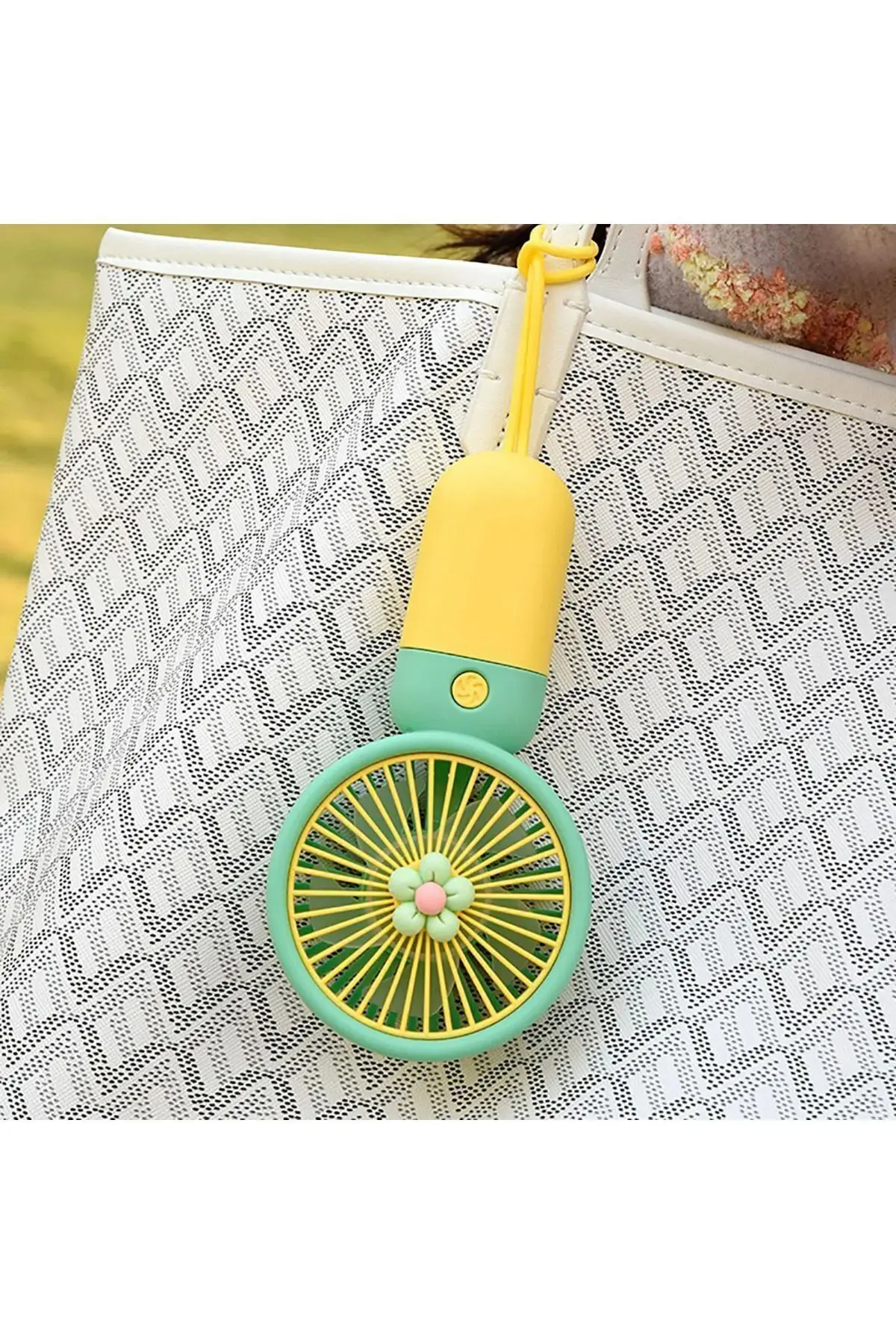 Şarjlı Masa Ve El Fan Taşınabilir Şarjlı Edilebilir Mini Fan