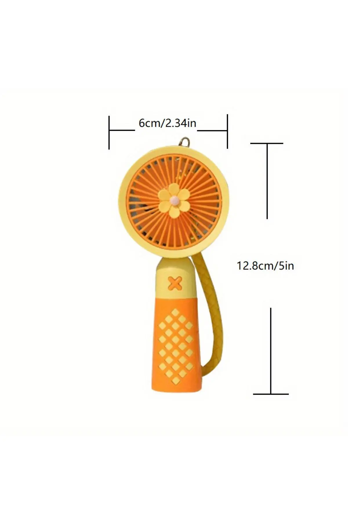 Anahtarlıklı Taşınabilir El Tipi Anahtarlık Fanı  Şarj Edilebilir USB, 3 Hız Ayarı, Vantilatör fan