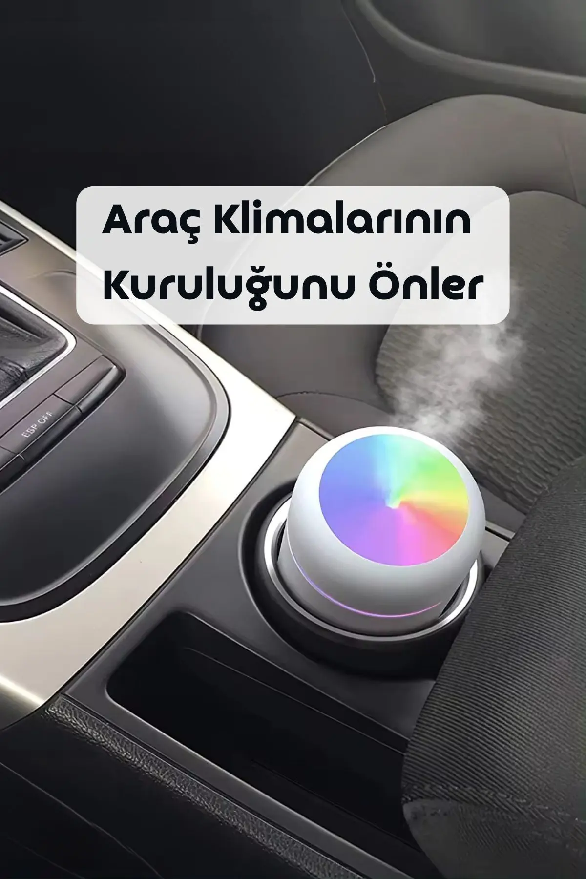 300 ml Ultrasonik Hava Nemlendiricisi ve Aromaterapi Cihazı - Koku Hediyeli