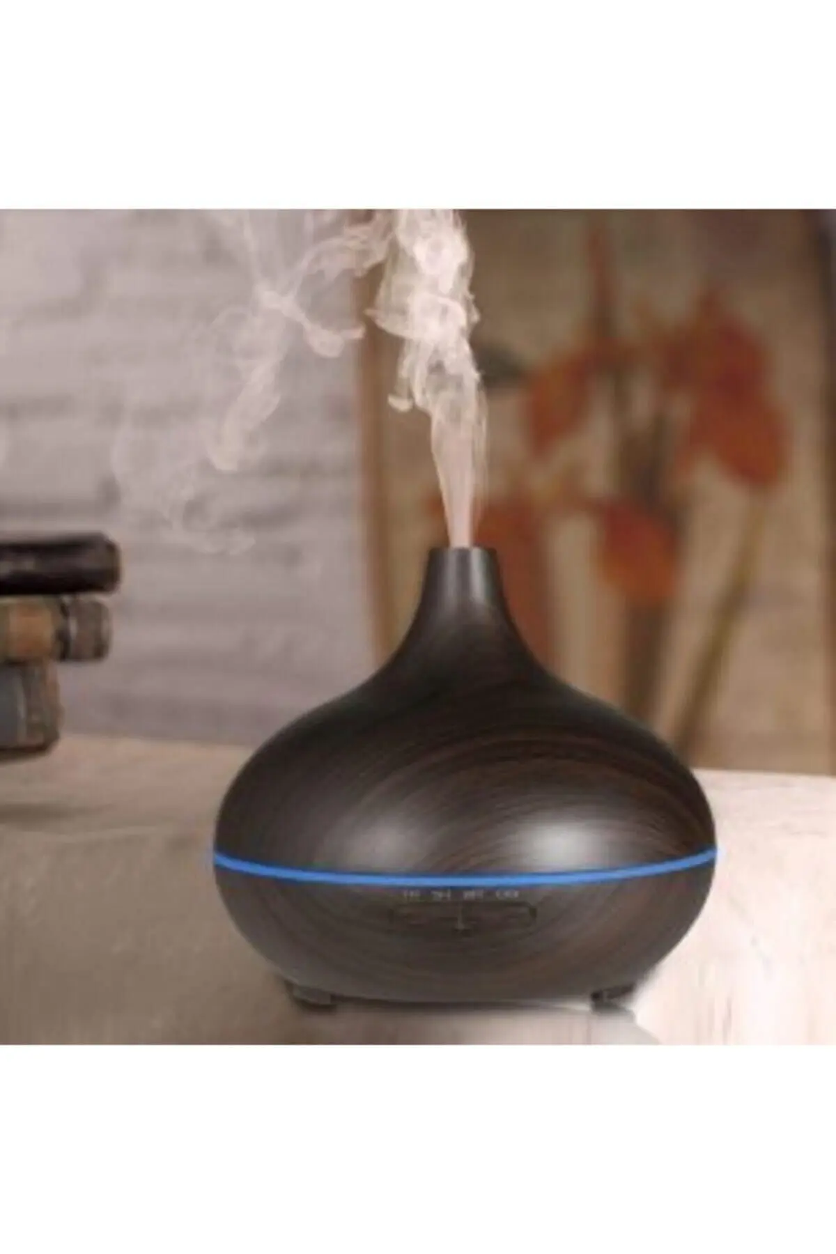 Difüzörü Buhar Ultrasonik Hava Nemlendirici Aromatik Oda Kokusu 7 Renk Led Işıklı Soğuk