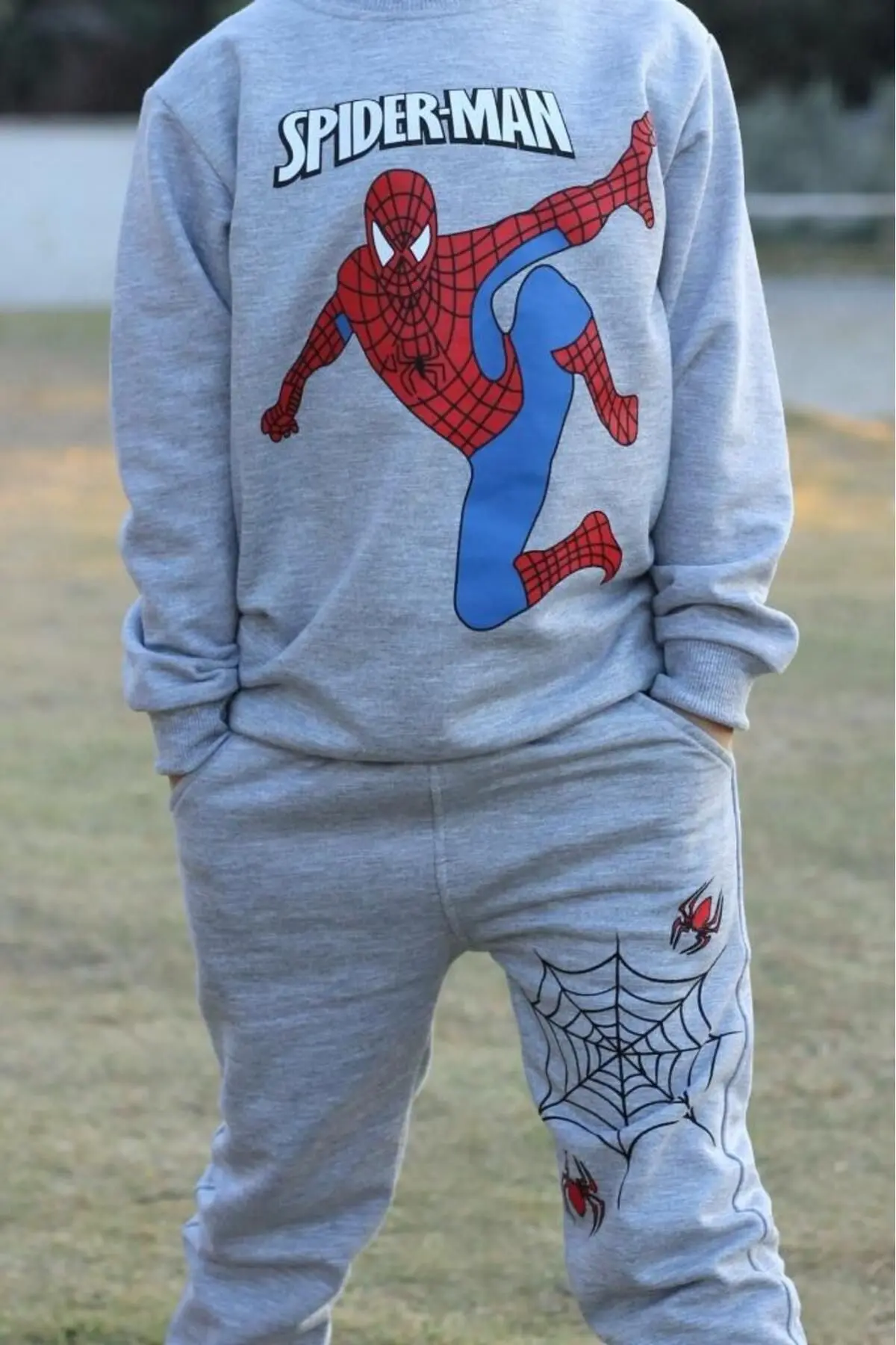 Spiderman Baskılı Erkek Çocuk Eşofman Takımı