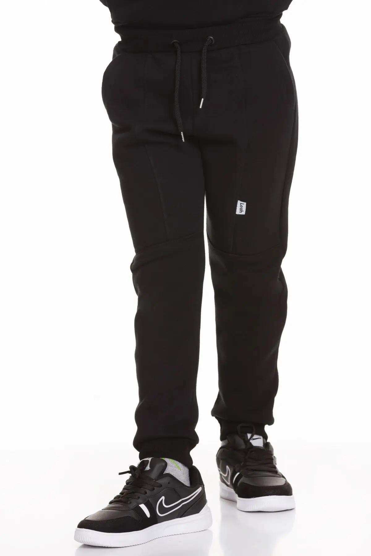 Unisex Çocuk Kalın Eşofman Altı Jogger Cepli