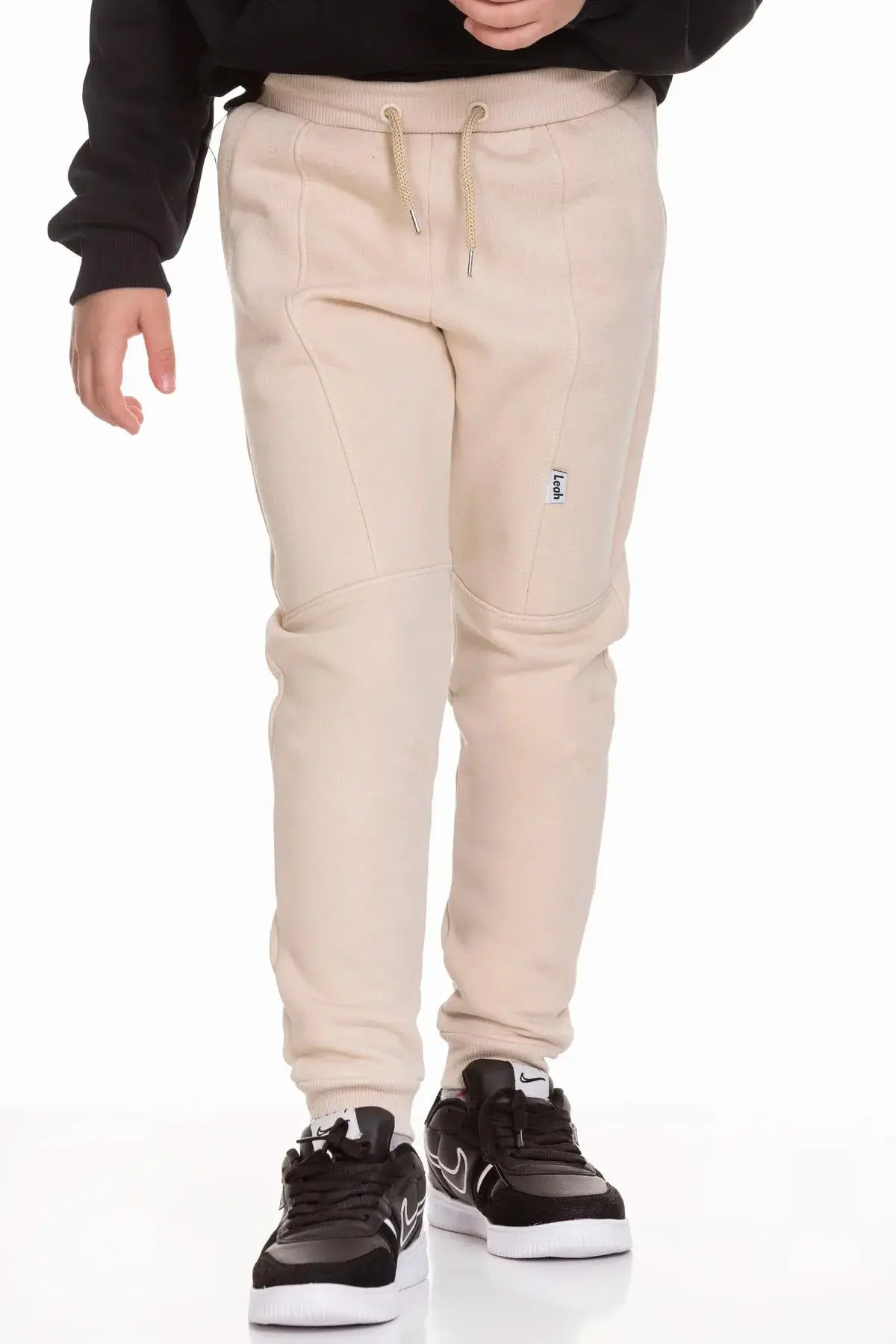 Unisex Çocuk Kalın Eşofman Altı Jogger Cepli