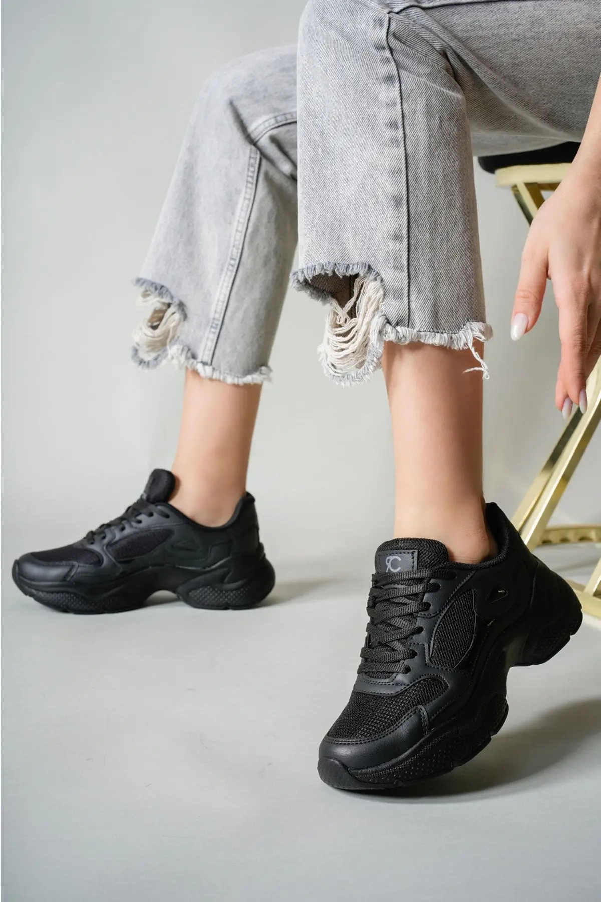 Kadın Sneaker 0012152 Siyah Siyah