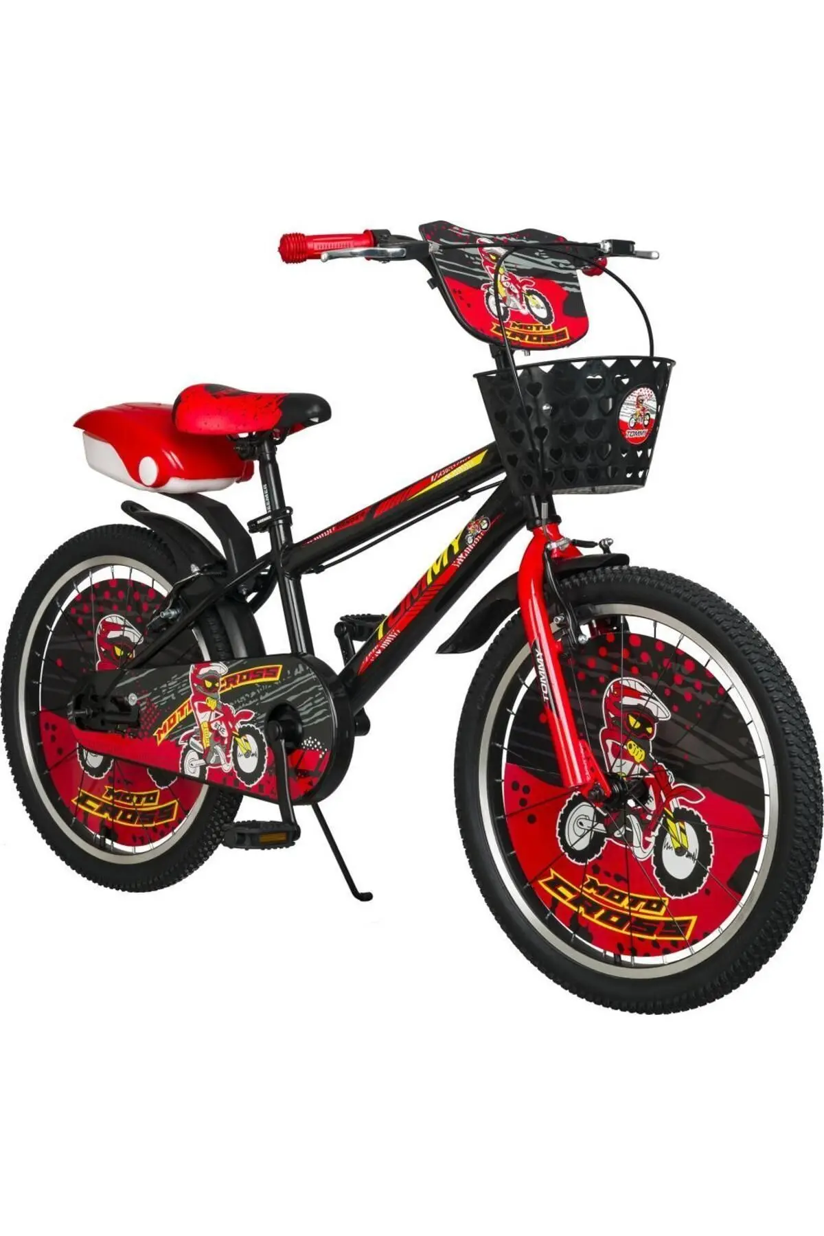 TommyBike 20 Jant Bisiklet Lüx Aksesuarlı Cocuk Bisikleti 6 -10 Yaş