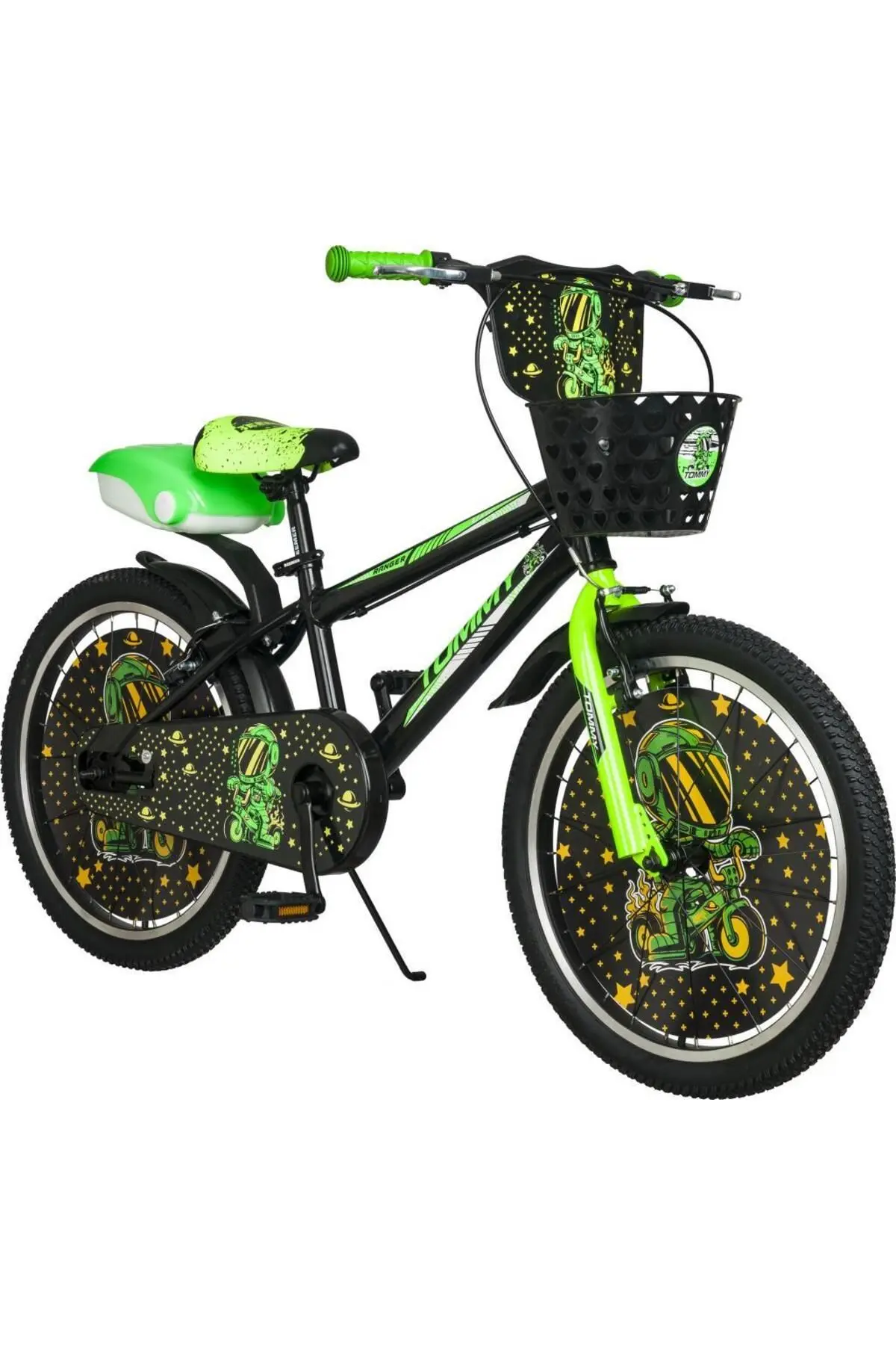 TommyBike 20 Jant Bisiklet Lüx Aksesuarlı Cocuk Bisikleti 6 -10 Yaş