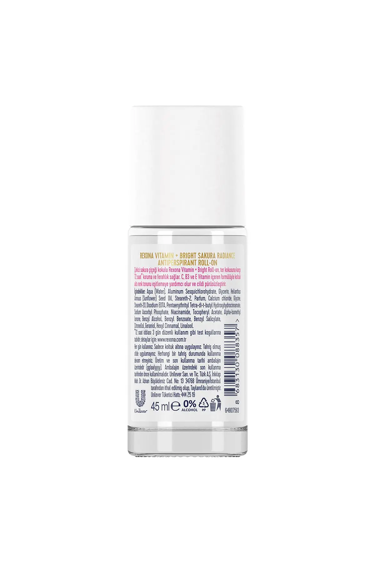Vitamin + Bright Kadın Roll On Deodorant Sakura Radiance 45 ml