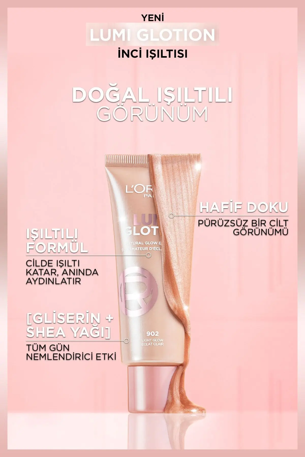 Glotion All-ın-one Doğal Işıltı 901 - Fair Glow 40 ml
