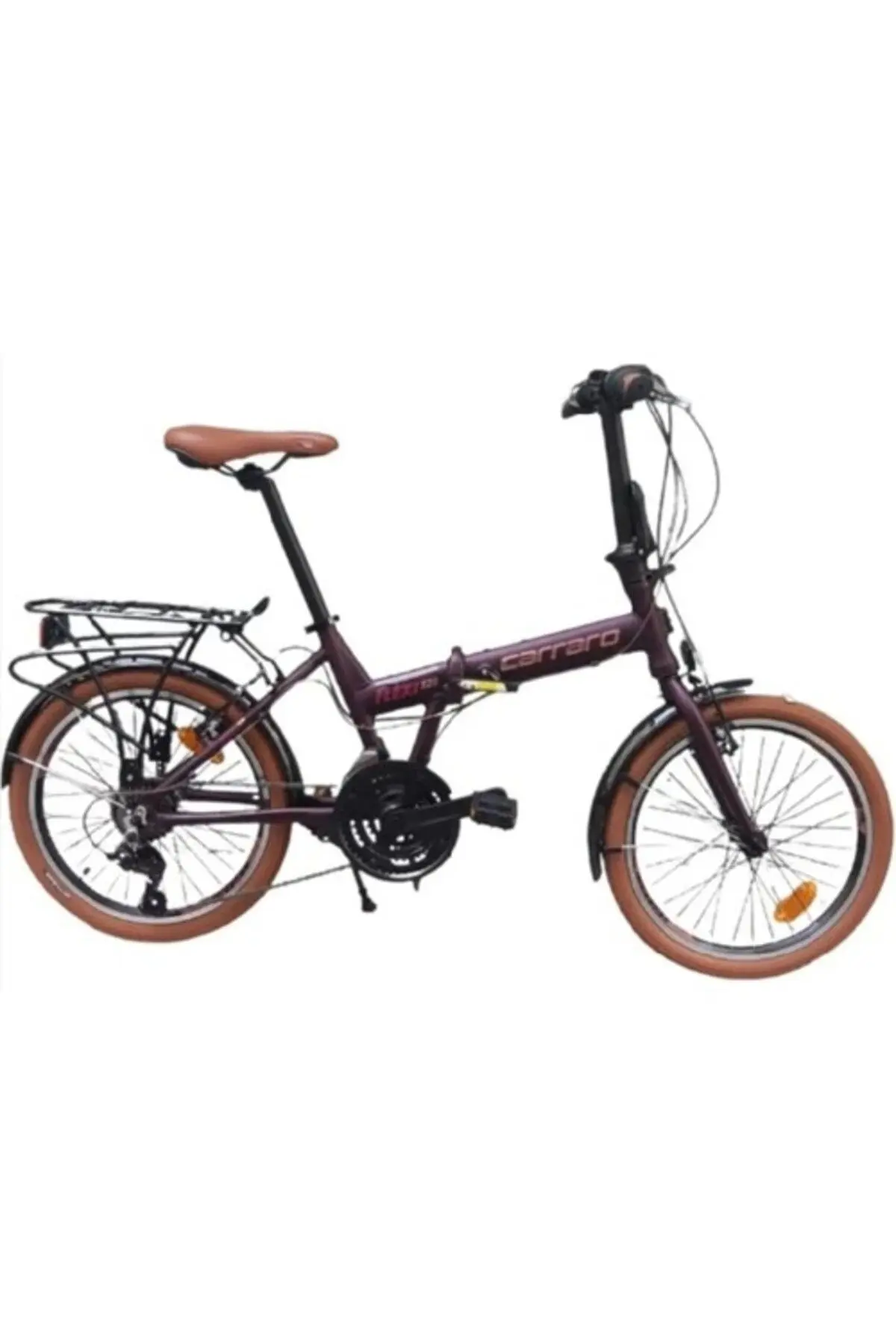Carraro Flexı 121 20 Jant 21 Vites Katlanır Bisiklet Mat Vıola-bakır