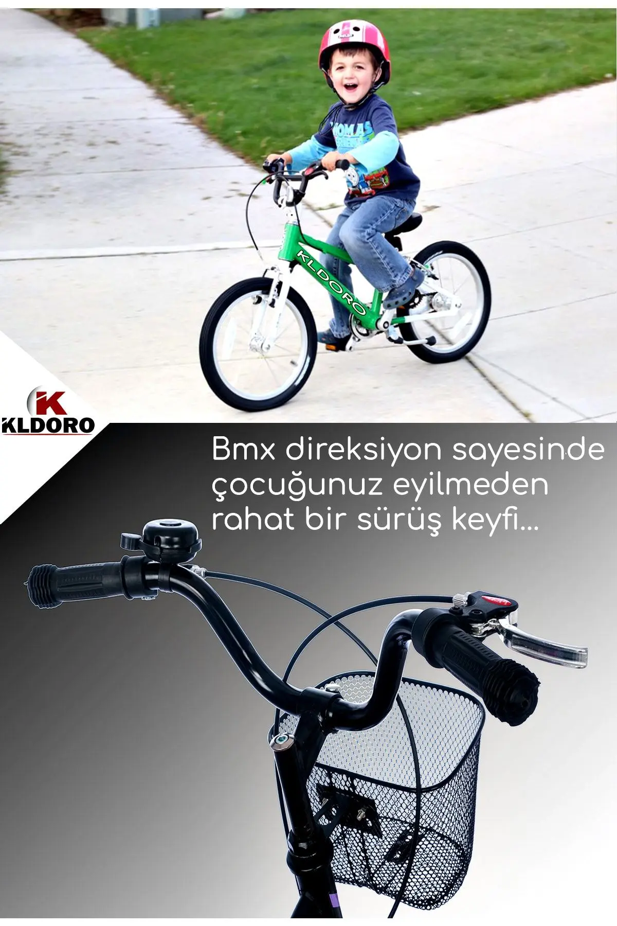 Kd-20301 Çelik Kadro 20 Jant Bisiklet Bagajlı Kız Çocuk Bisikleti