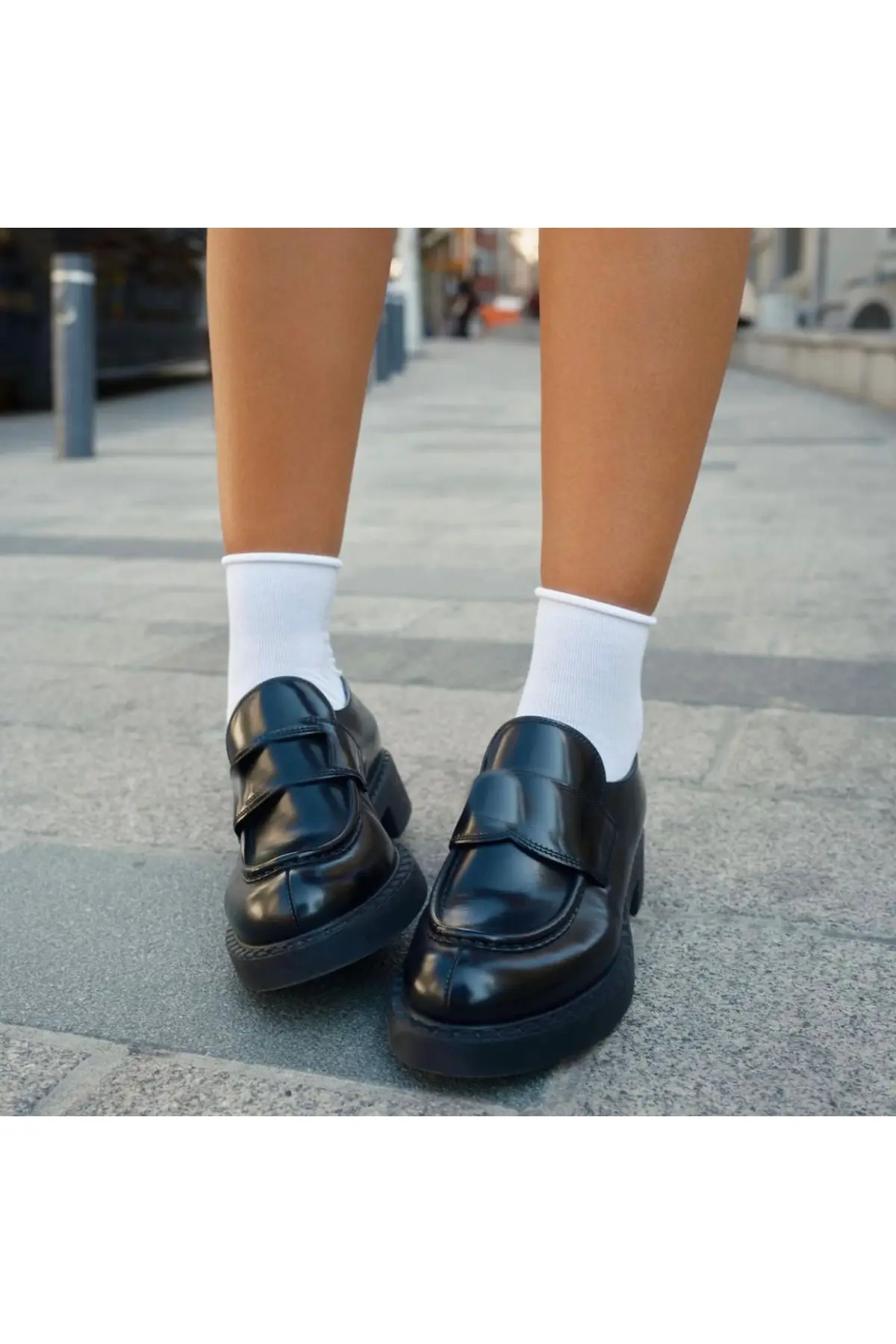 B&d 6'çift Lastiksiz Roll-top Beyazkadın Soket Çorap