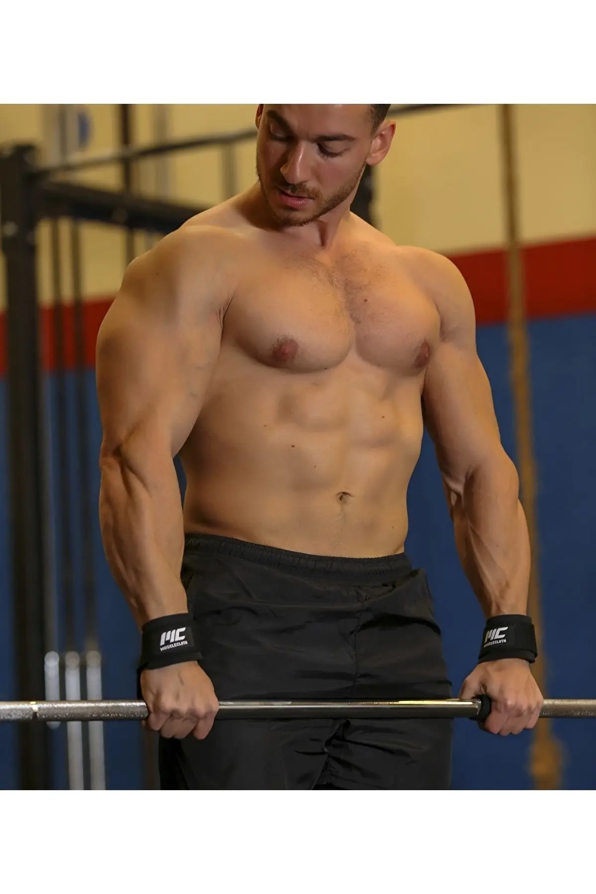 Padded Lifting Straps Siyah 2'li Paket