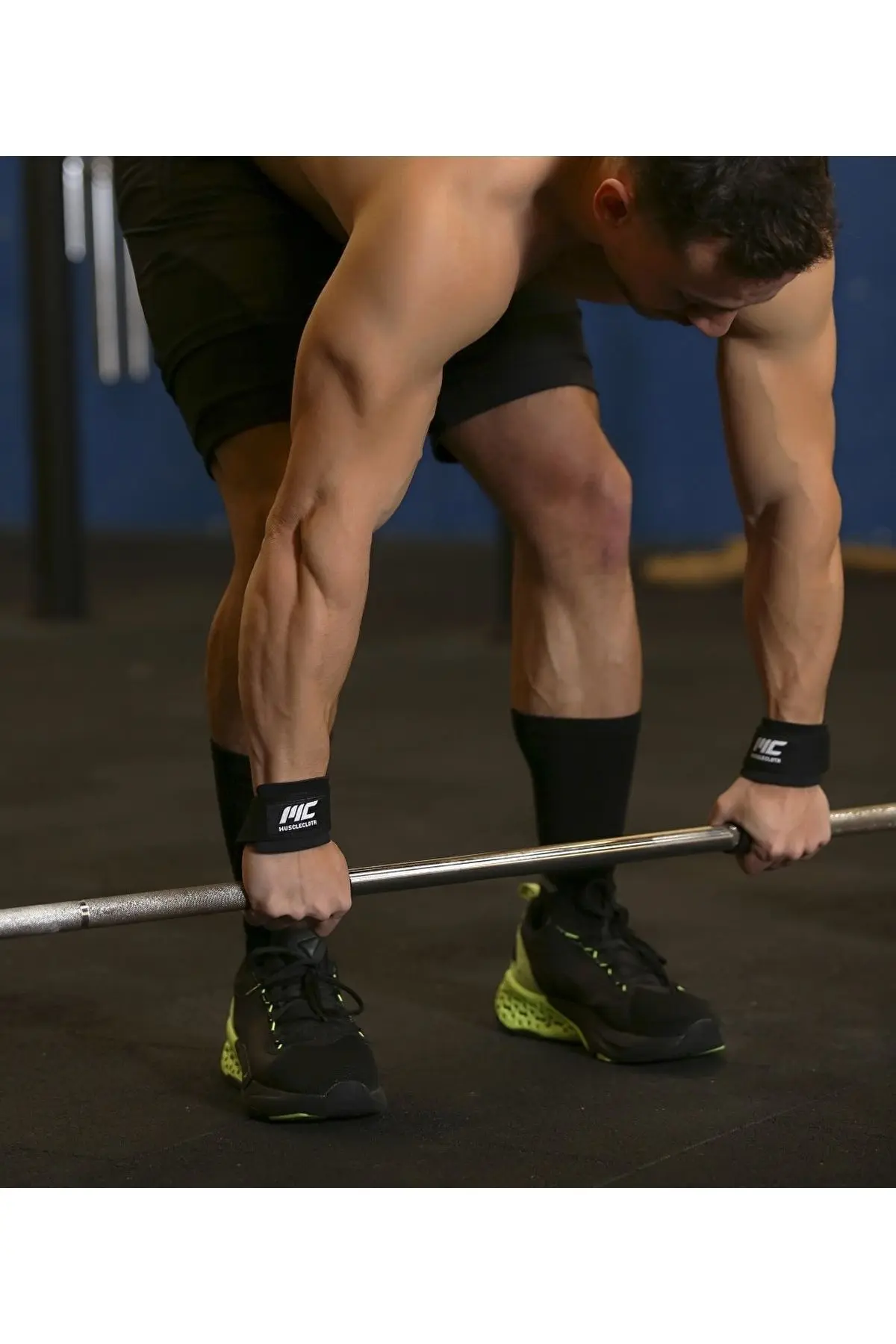 Padded Lifting Straps Siyah 2'li Paket