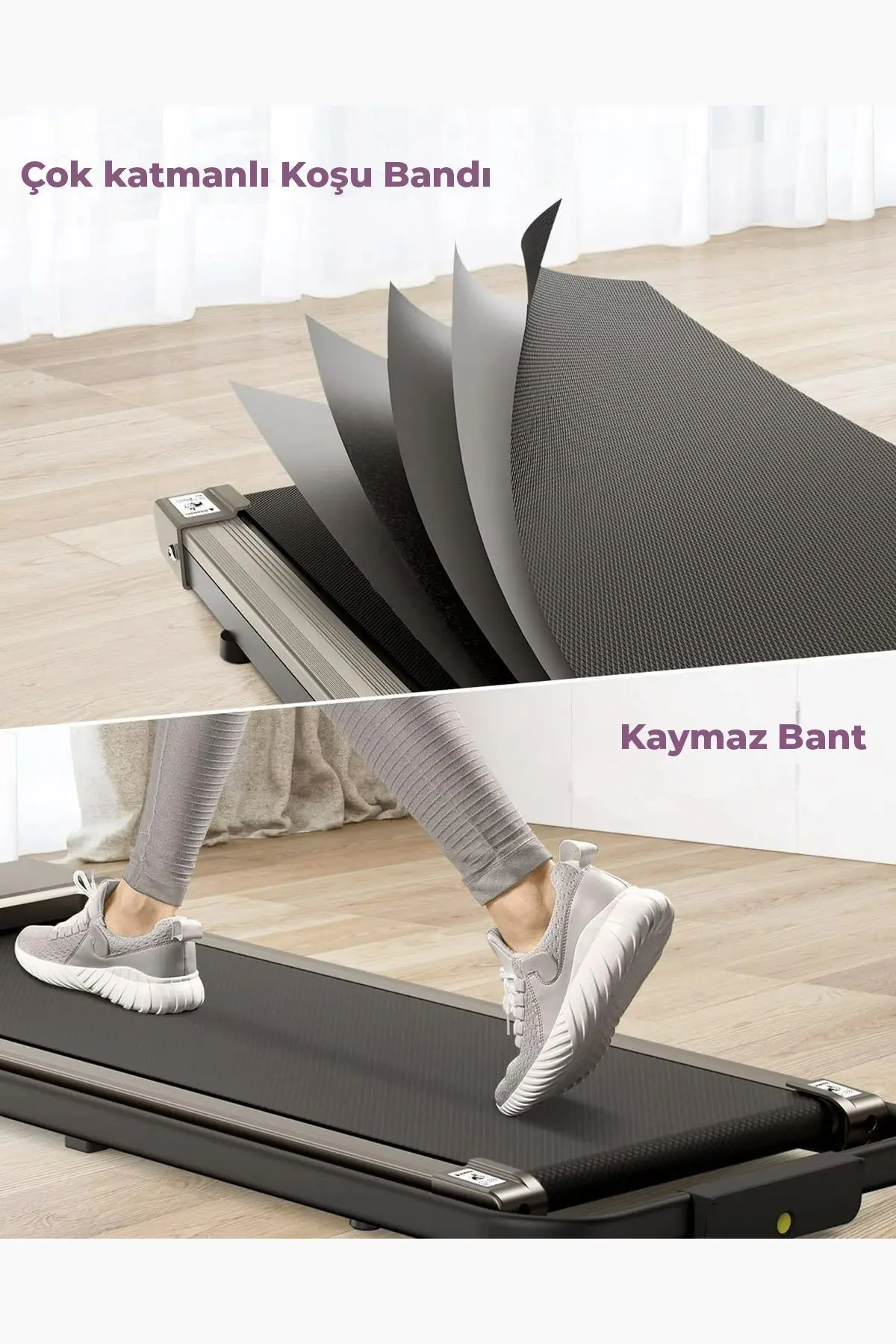 Uzaktan Kumandalı Katlanabilir Portatif Yürüme ve Koşu Bandı 12 Km Hız