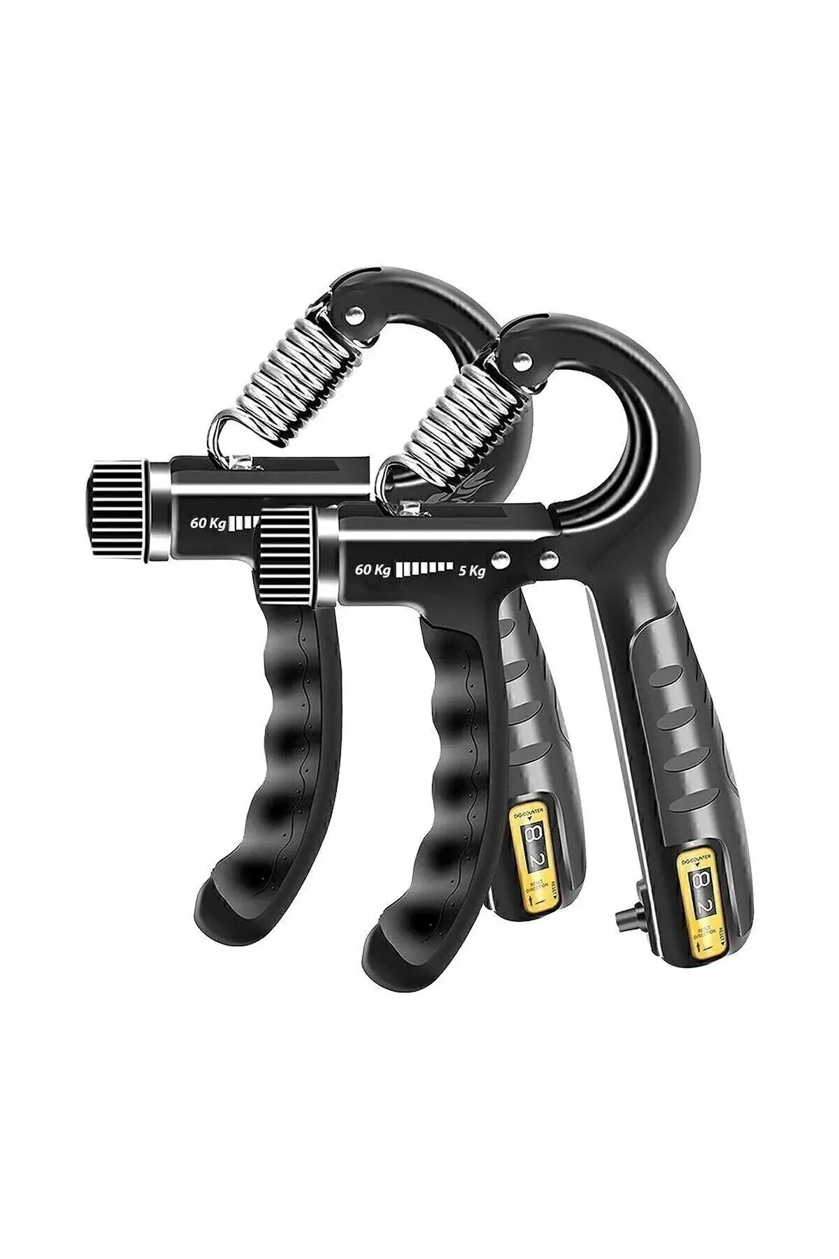 Gear Fit Siyah El Kol Bilek Güçlendirici Egzersiz Aleti 5-60 Kg Karpal Direc El Yayı Cihazı Direnç