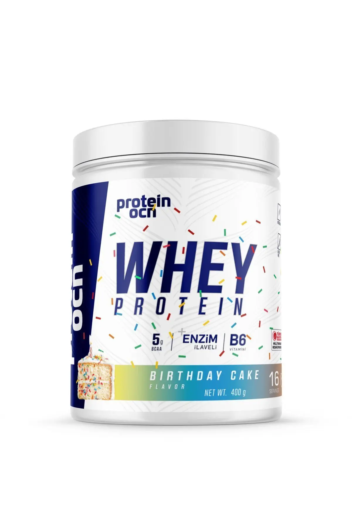 Proteinocean WHEY PROTEİN Birthday Cake - 400g - 16 servis