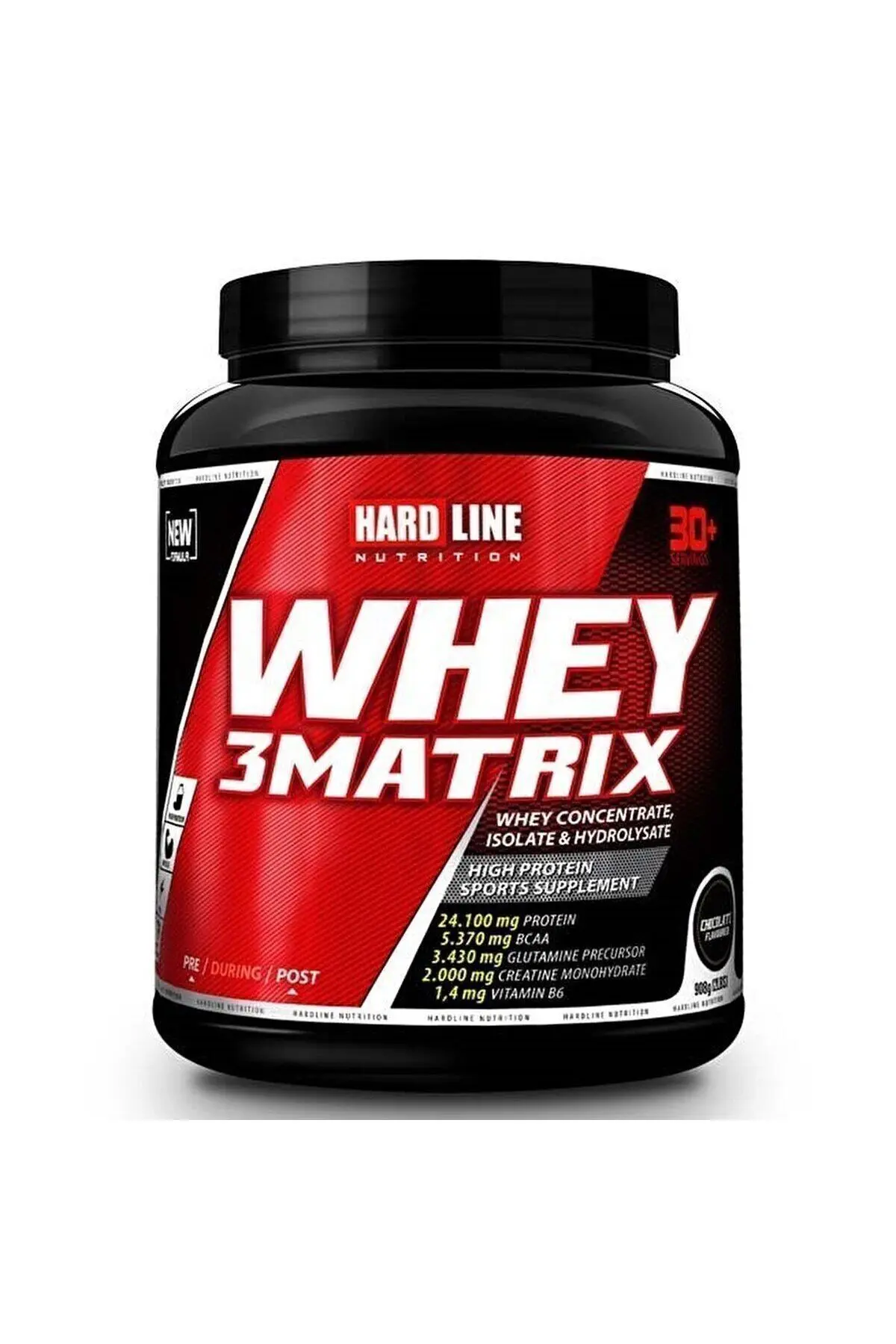 Hardline Whey 3 Matrix 908 gr Çikolata Aromalı Protein Tozu (HELAL CERTİFİED)