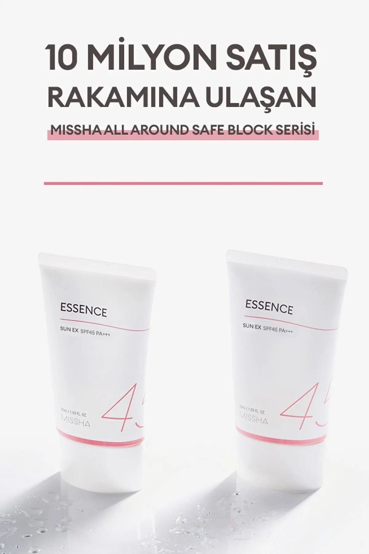 Aydınlatıcı Nemlendirici Güneş Kremi 50ml All Around Safe Block Essence Sun EX SPF45/PA+++