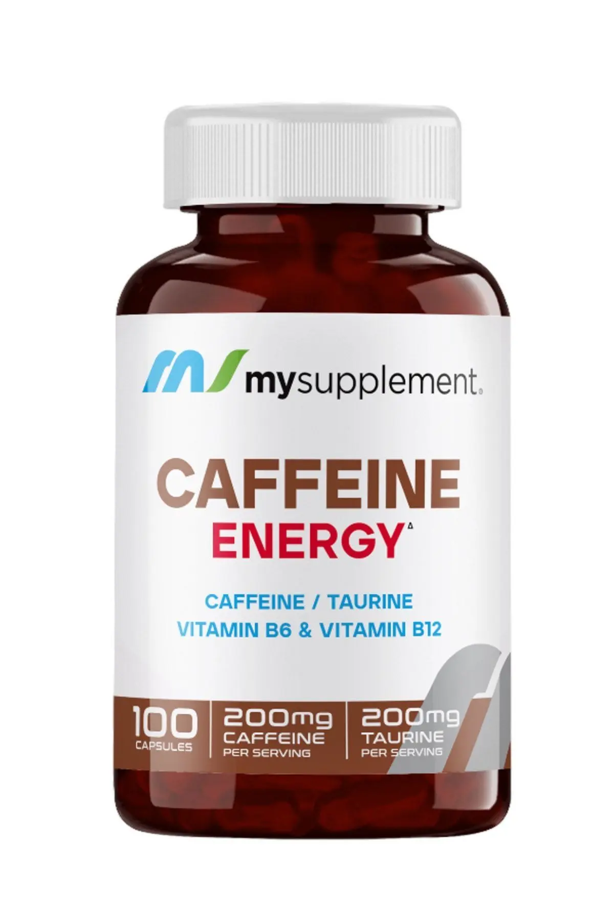 Mysupplement Caffeine Energy (kafein) 100 Kapsül Güç Ve Performans