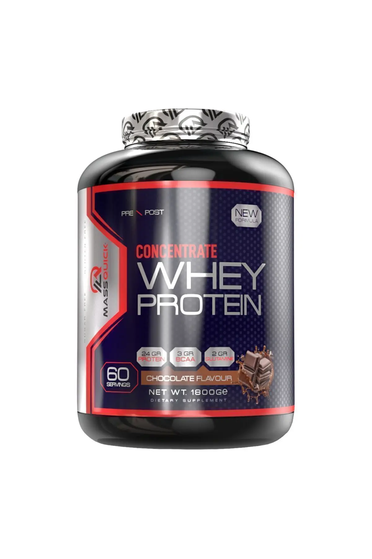 Concentrate Whey Çikolata Aromalı Protein Tozu 1800gr 60 Servis