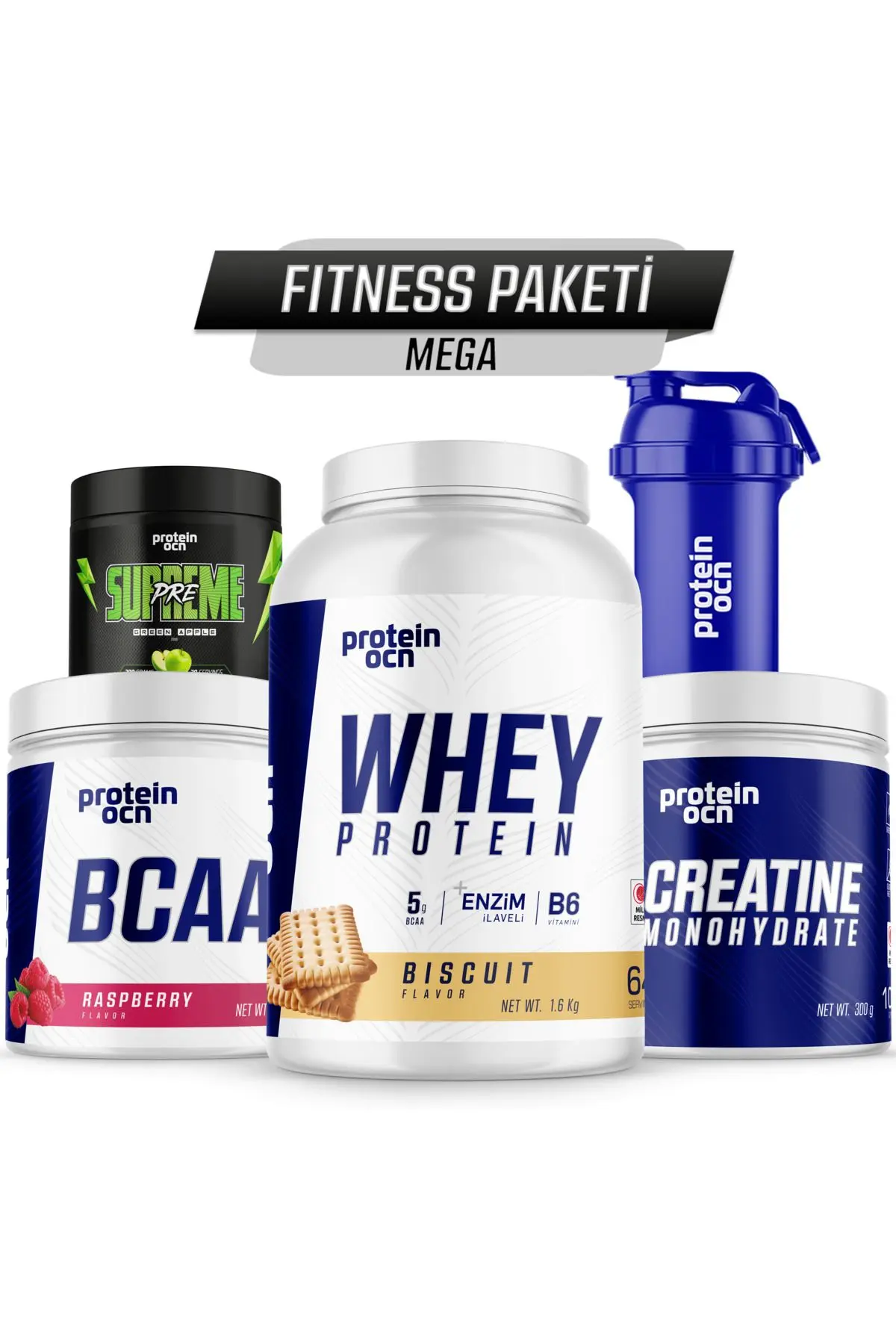 Fıtness Paketi Mega - Bisküvi Ahududu