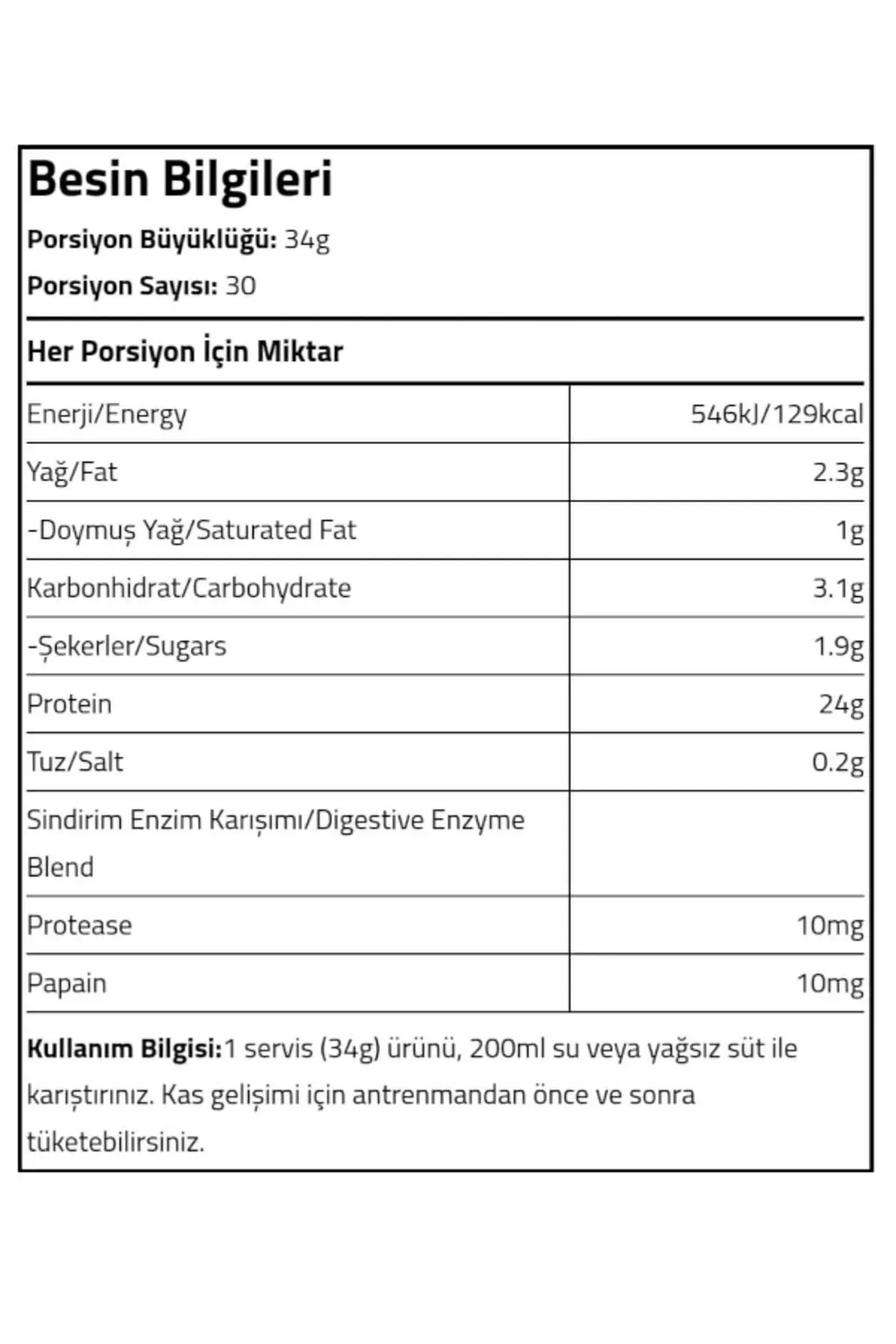 Big Whey Classic Çikolata Aromalı Protein Tozu 30 Servis 1020gr Whey Protein Sindirim Enzimi Ilaveli