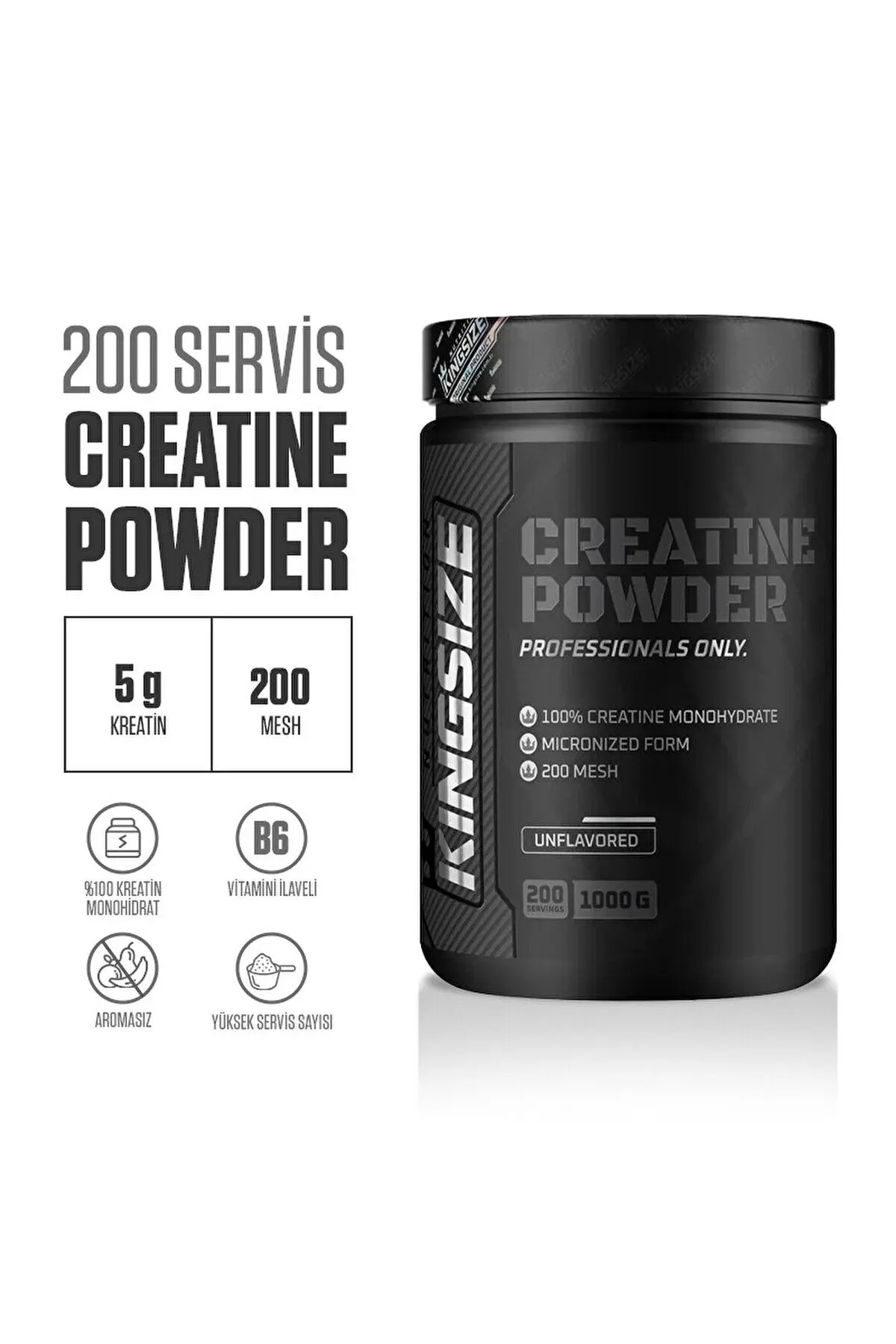 Creatine Powder 1000 gr Aromasız