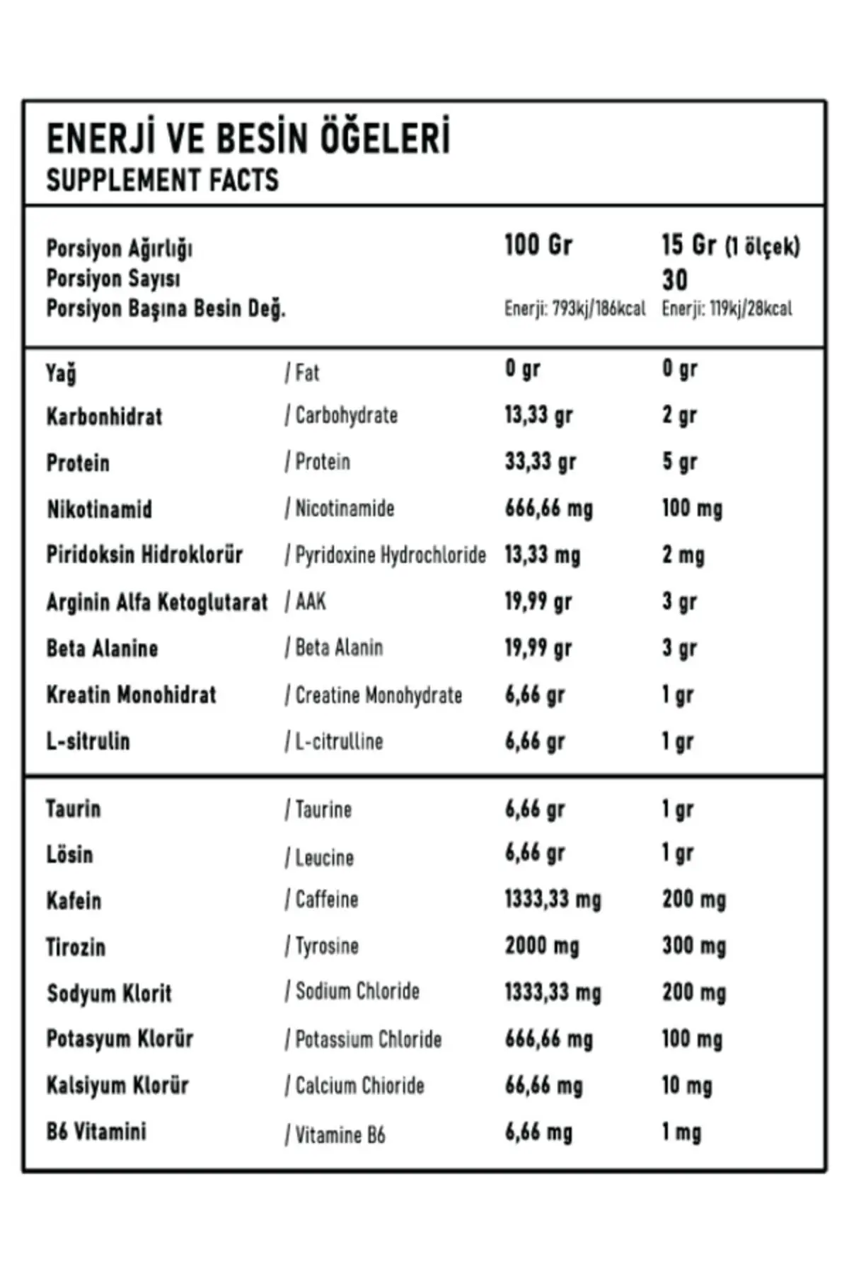 Magic Power Preworkout Yaban Mersini 450g 30 Servis, Antrenman Öncesi, Güç,