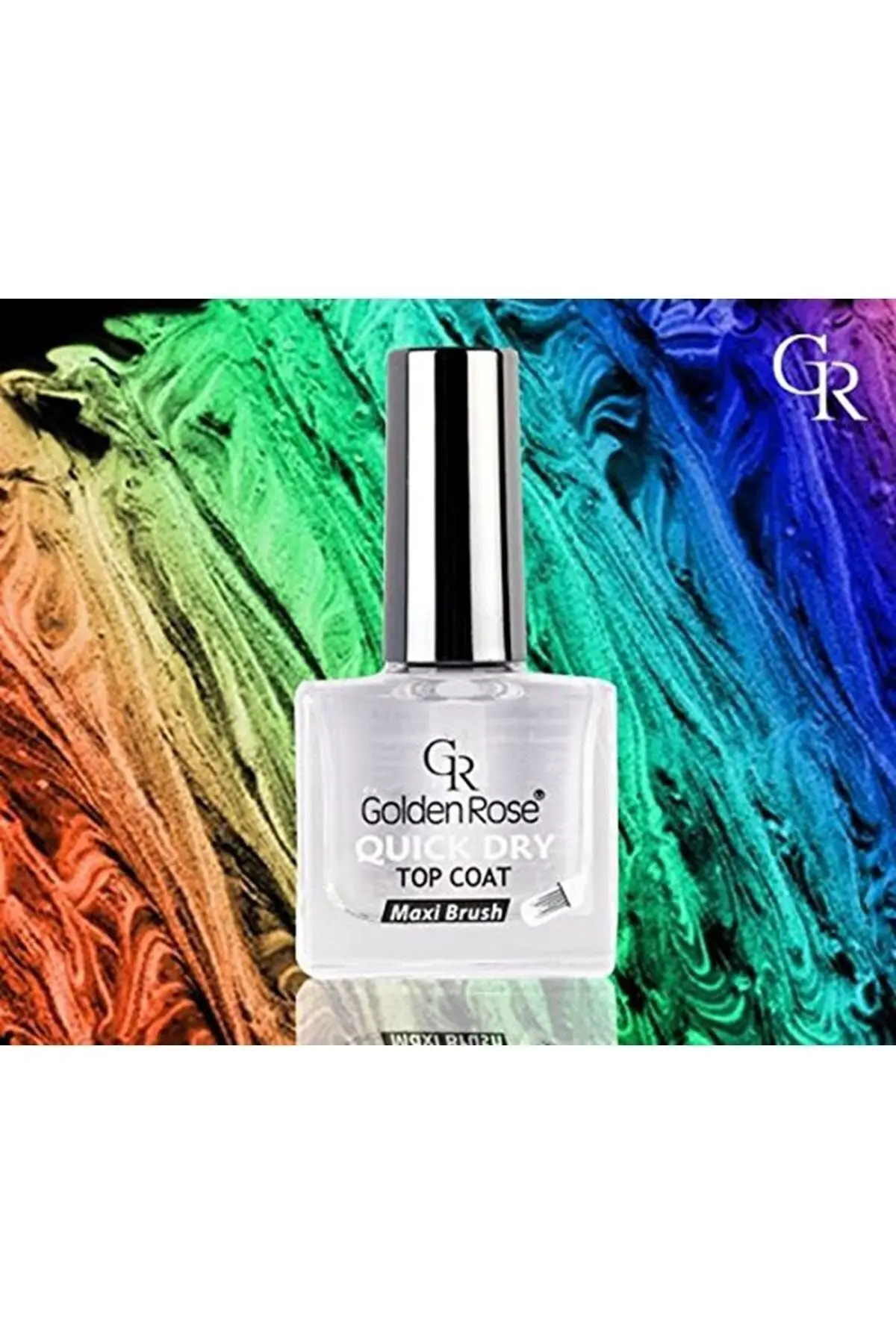 Quick Dry Top Coat, Maxi Fırça, 1 Paket