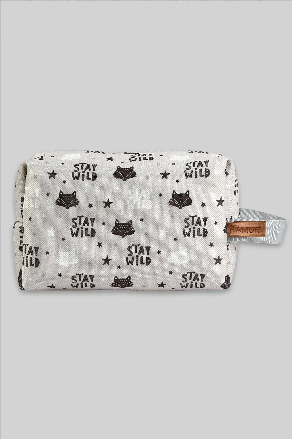 Fermuarlı Kirli Temiz Ve Islak Kuru Bebek Çamaşır Giysi Kıyafet Çok Amaçlı Makyaj Çantası Fox