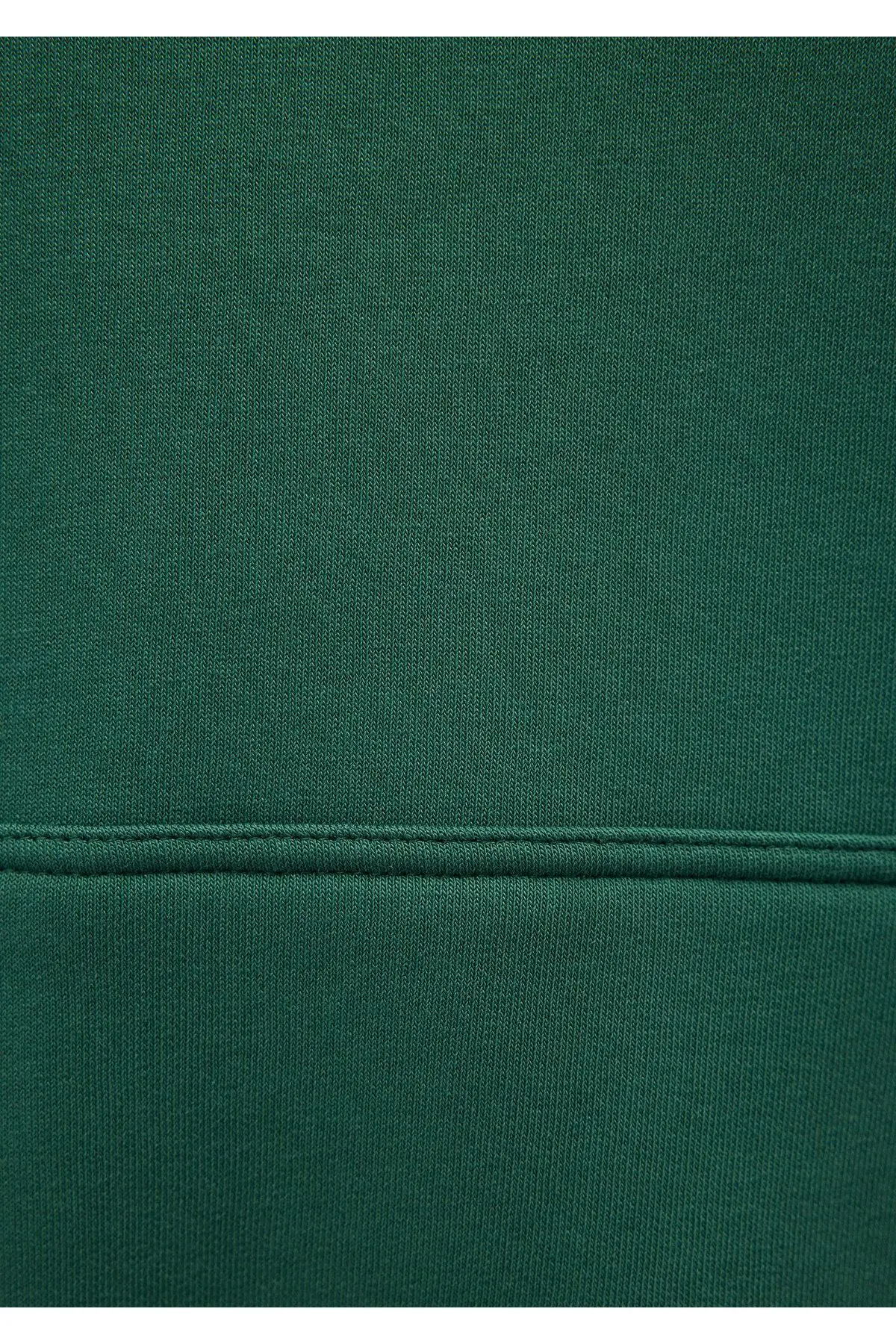 Logo Baskılı Kapüşonlu Yeşil Sweatshirt 1600361-71892