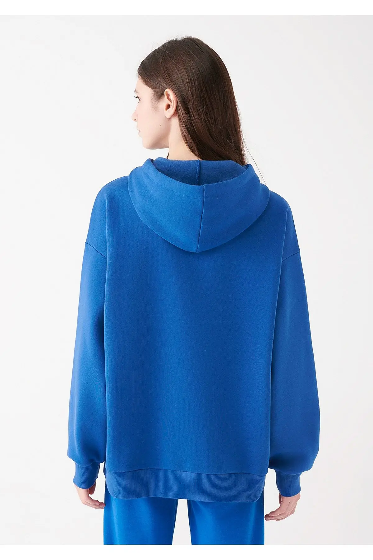 Logo Baskılı Kapüşonlu Sweatshirt Oversize/geniş Kesim 1600361-70770