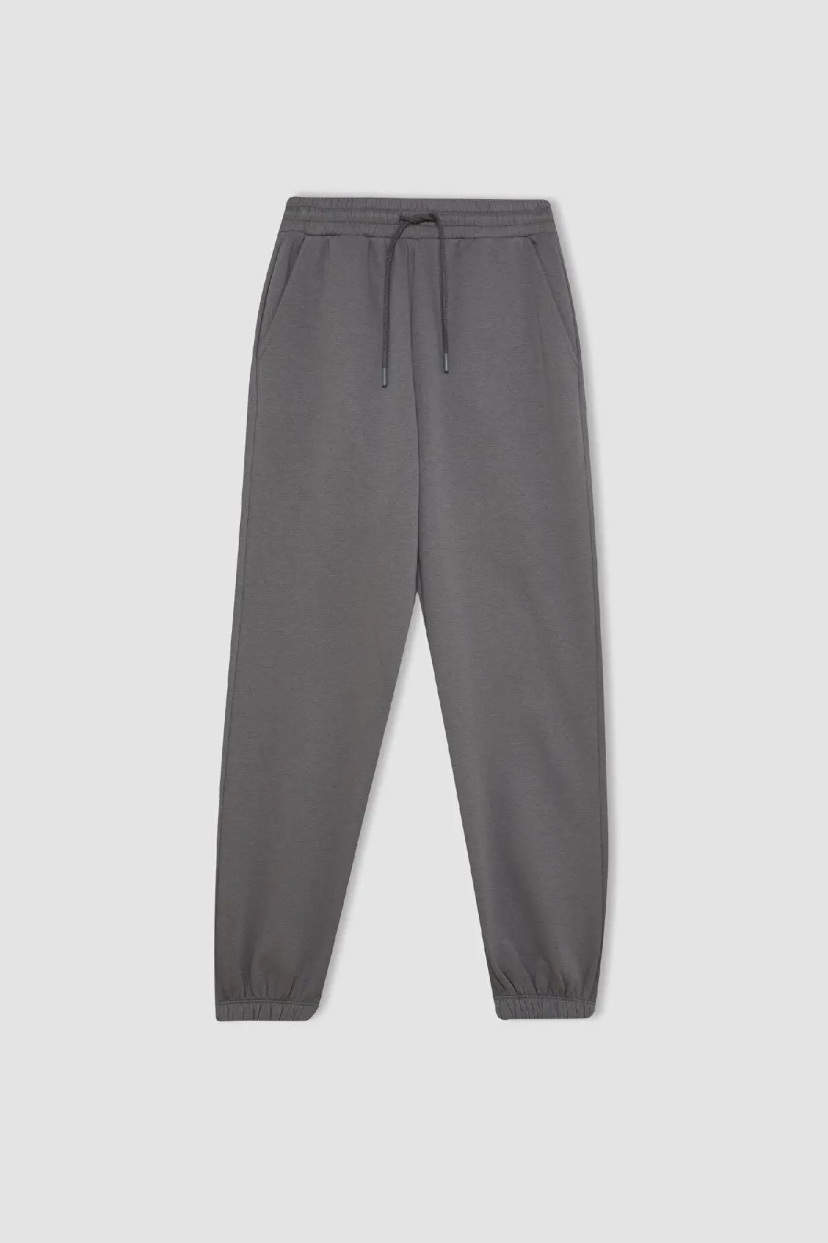 Jogger Standart Fit Esnek Bantlı Paça Uzun Boy Kalın Eşofman Altı S7370az24wn