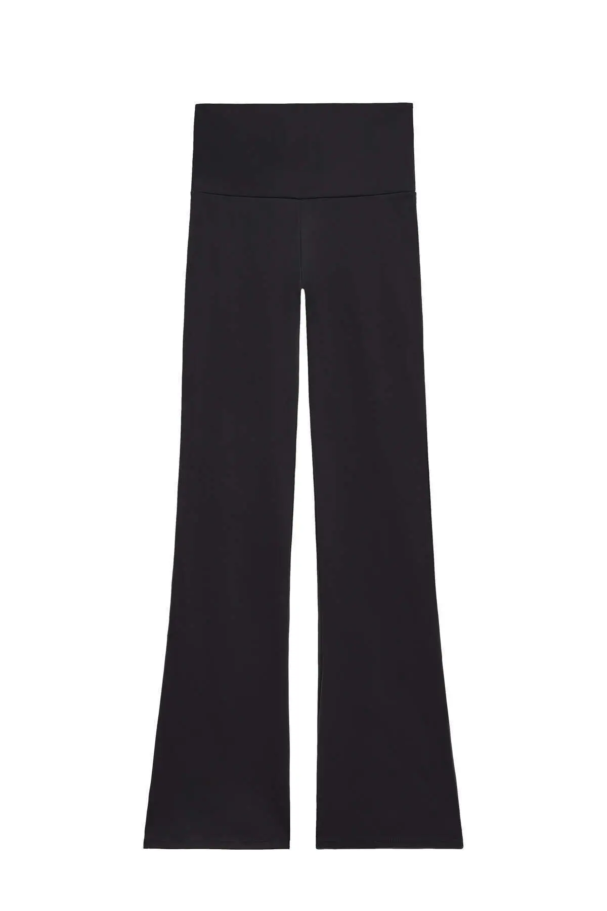 Kadın Siyah Flare Comfort Pantolon