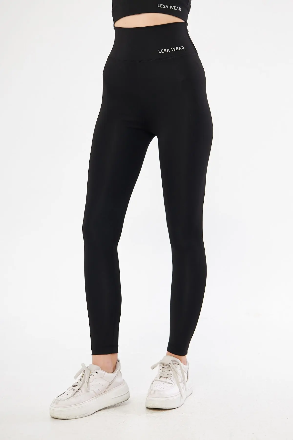 Yüksek Bel Likralı Toparlayıcı Tayt