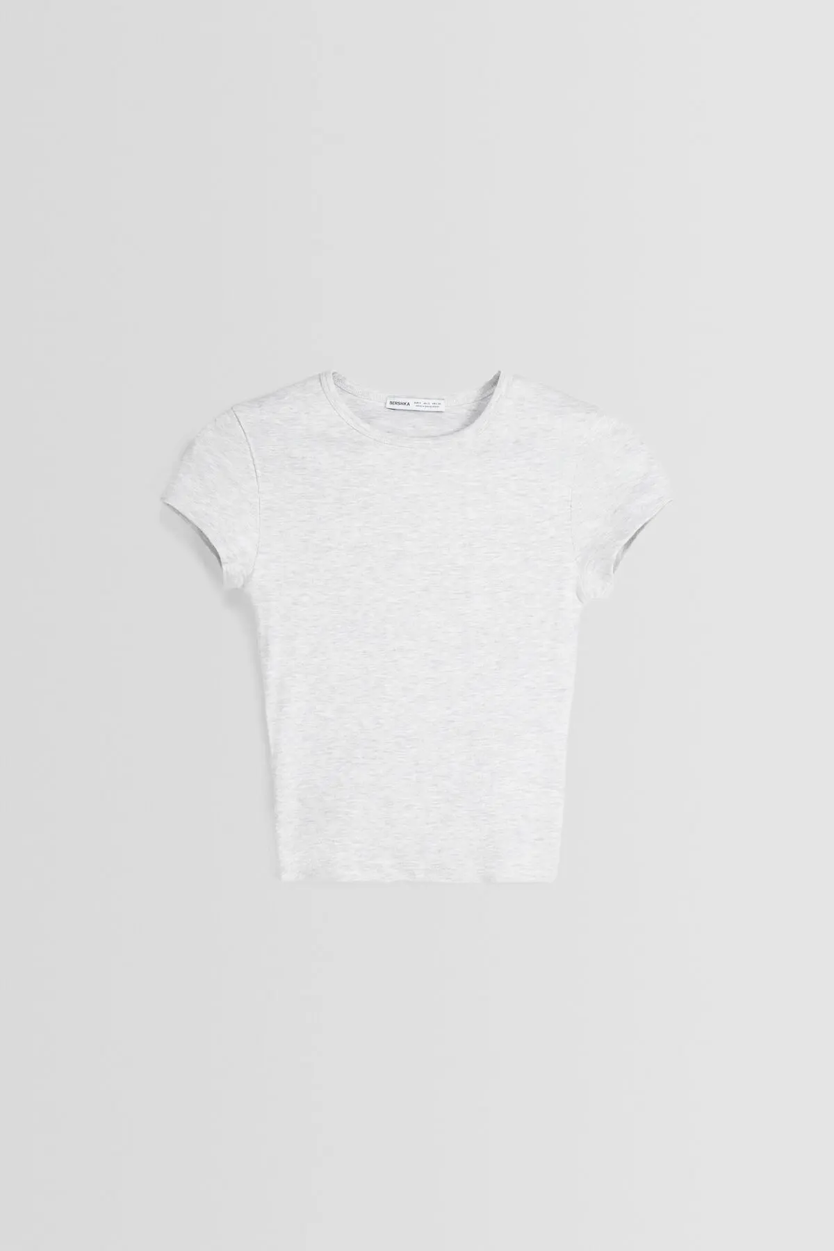 Kısa kollu bisiklet yaka t-shirt