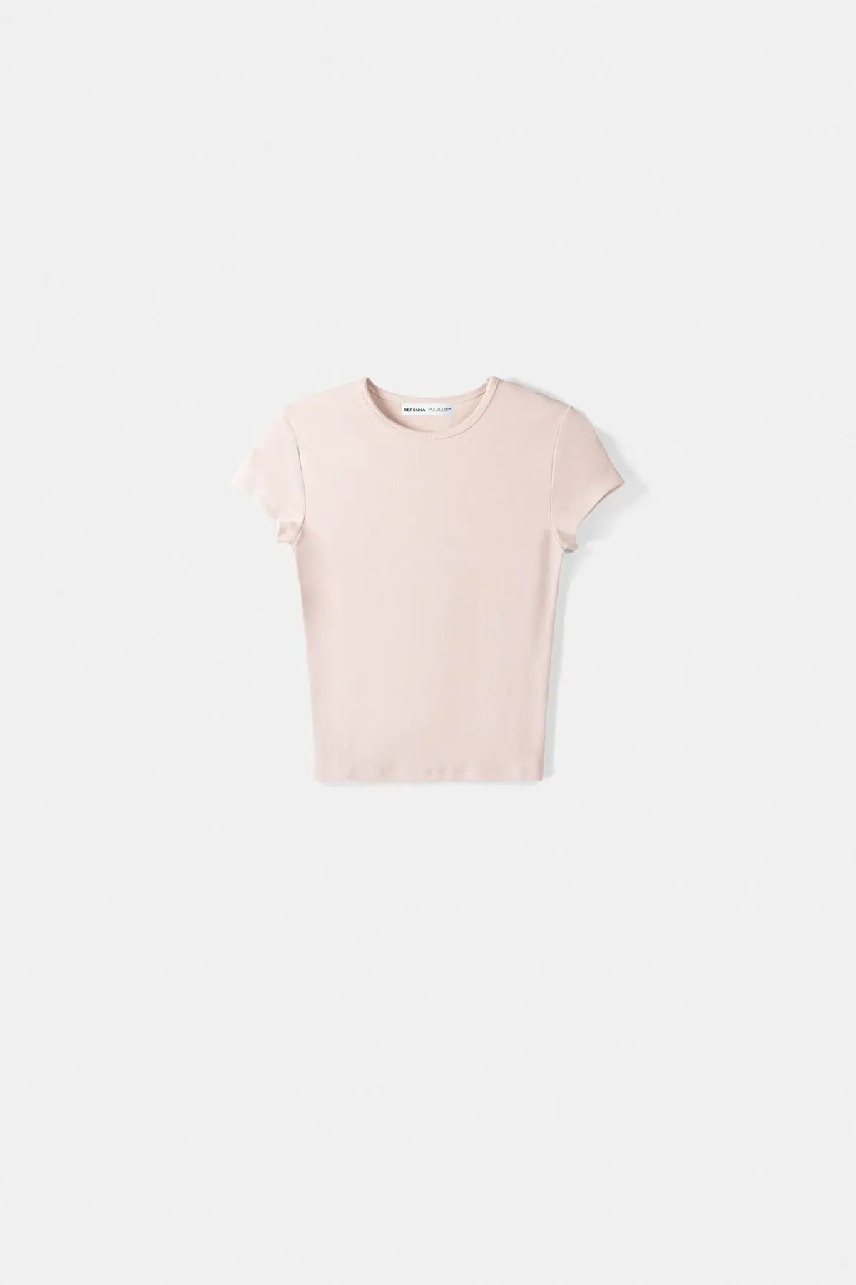 Kısa kollu bisiklet yaka t-shirt
