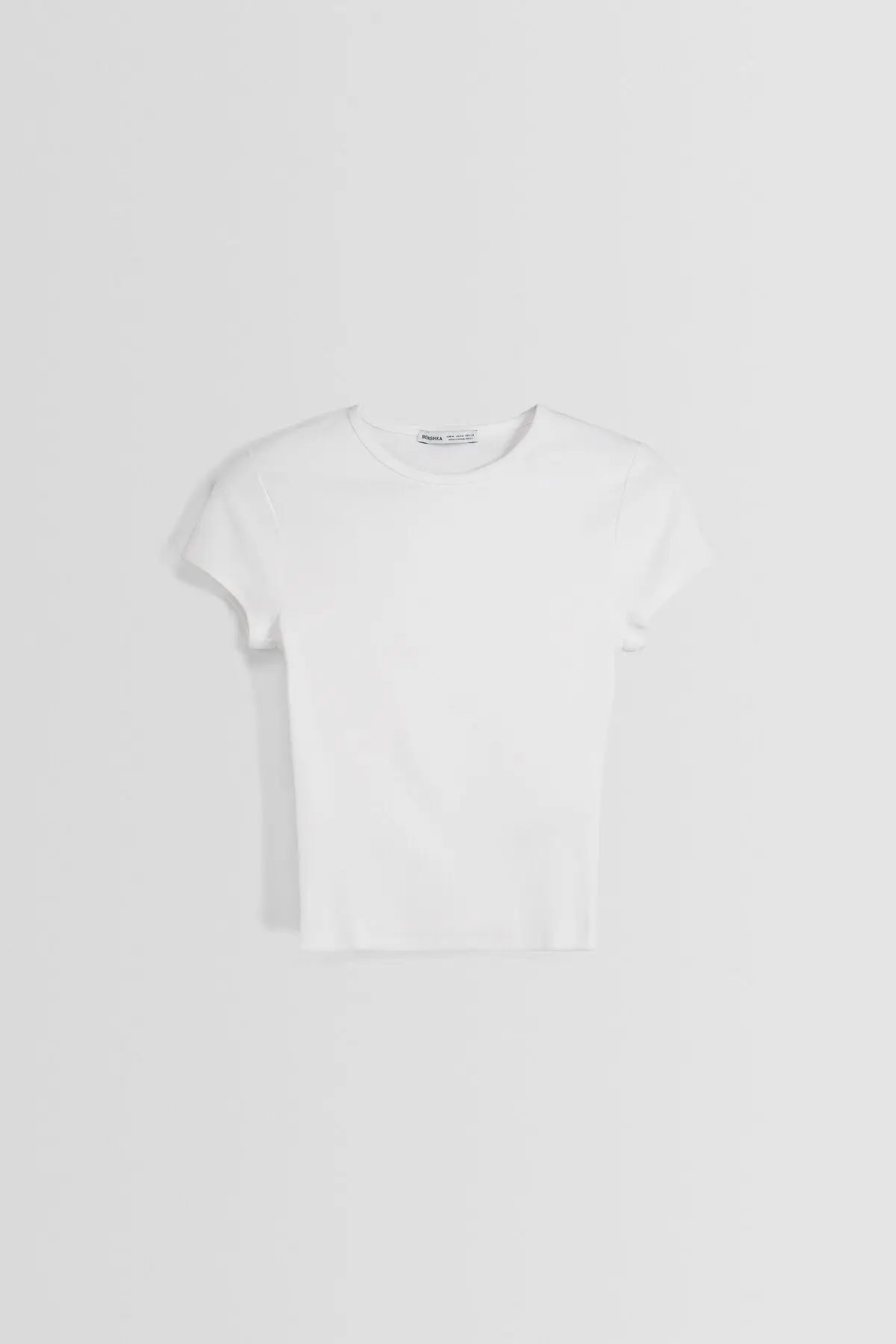Kısa kollu bisiklet yaka t-shirt
