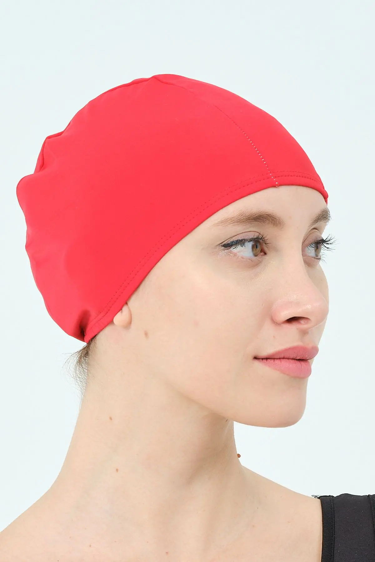 KOPYA - Likralı Bez Bone Yüzücü Deniz Havuz Bonesi