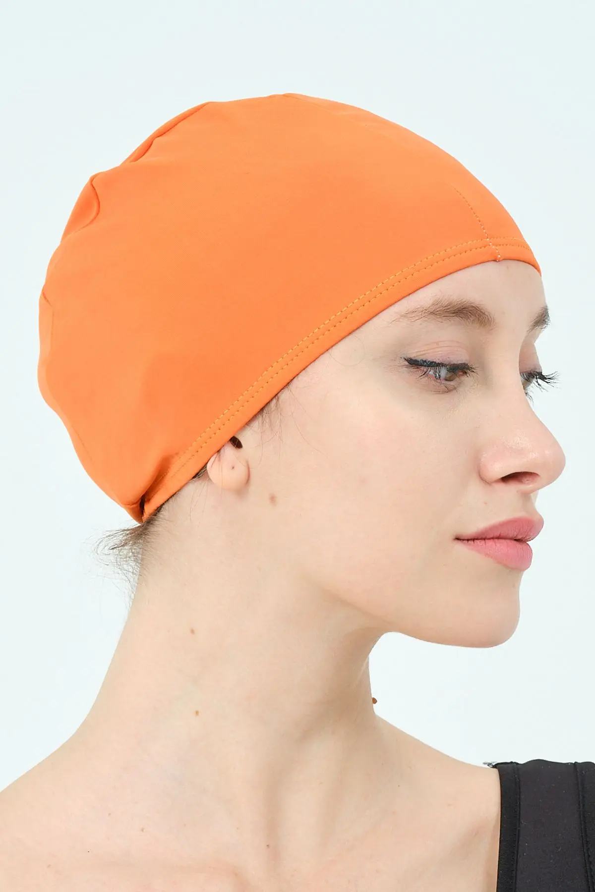 KOPYA - Likralı Bez Bone Yüzücü Deniz Havuz Bonesi