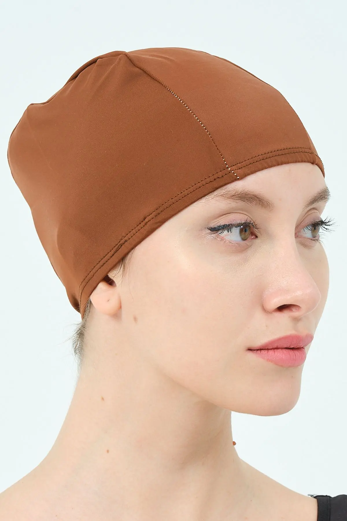 Likralı Bez Bone Yüzücü Deniz Havuz Bonesi