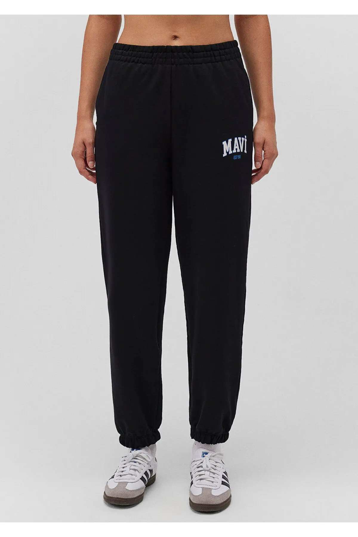 Logo Baskılı Siyah Eşofman Altı 1010757-900