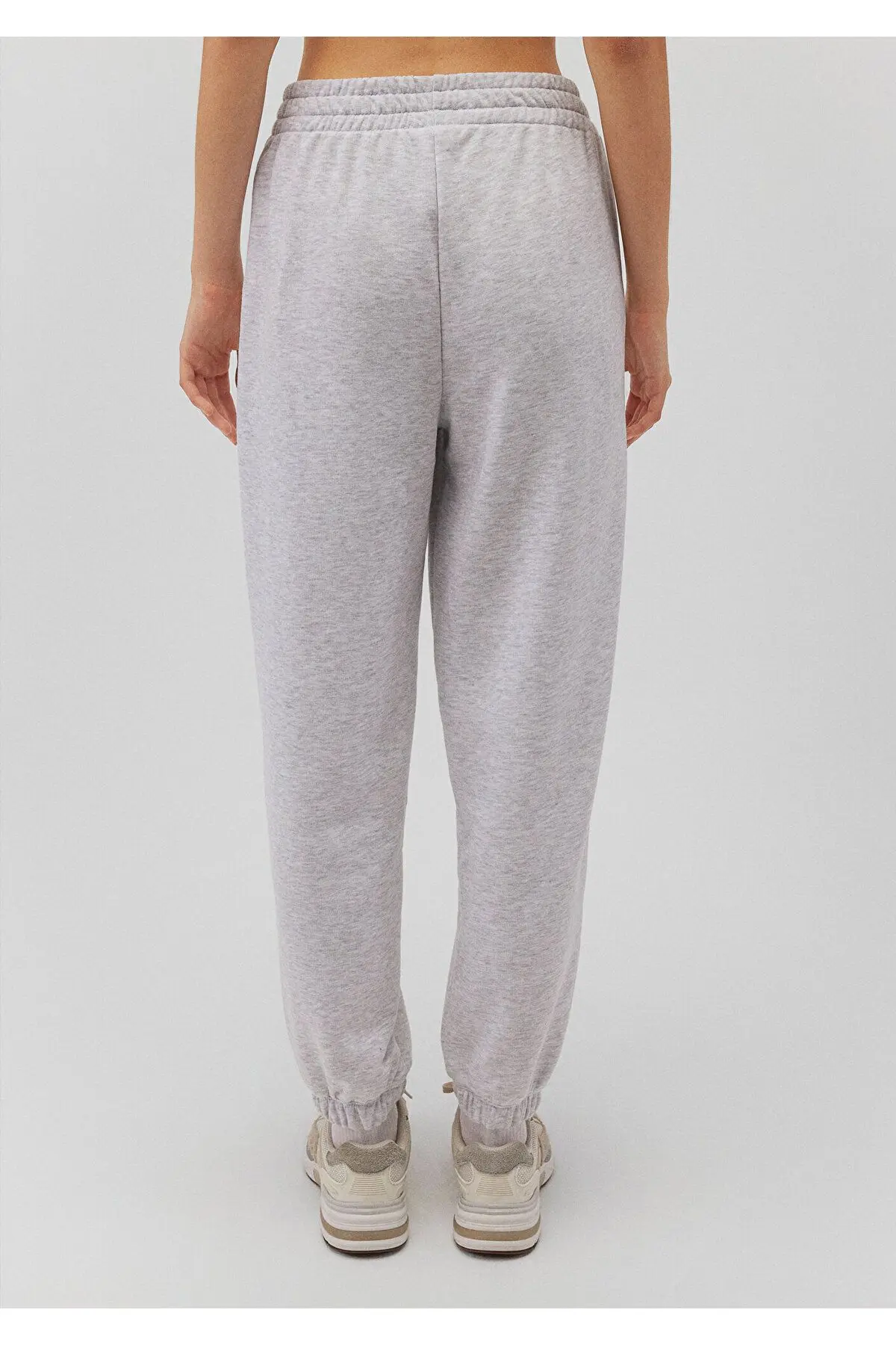 Logo Baskılı Gri Eşofman Altı 1010757-85438