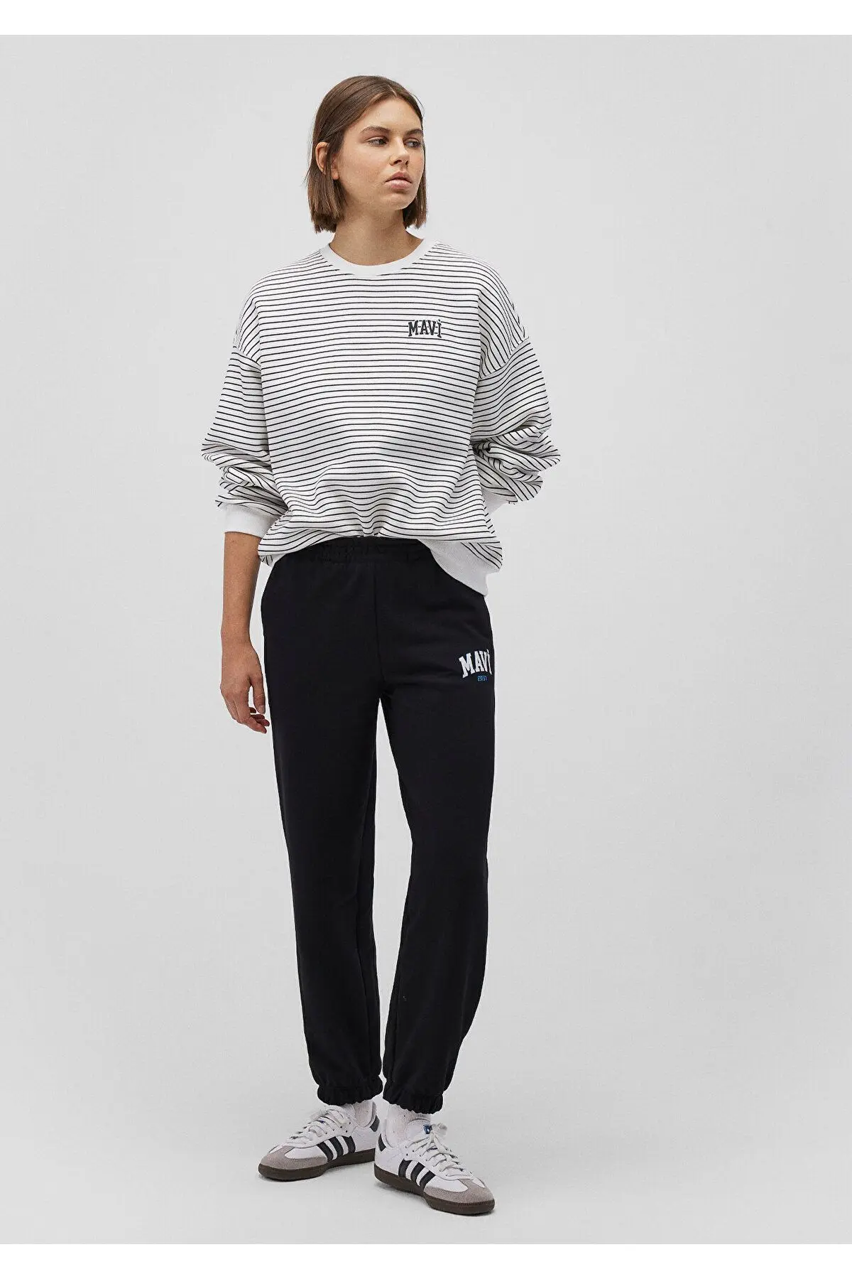 Logo Baskılı Siyah Eşofman Altı 1010757-900