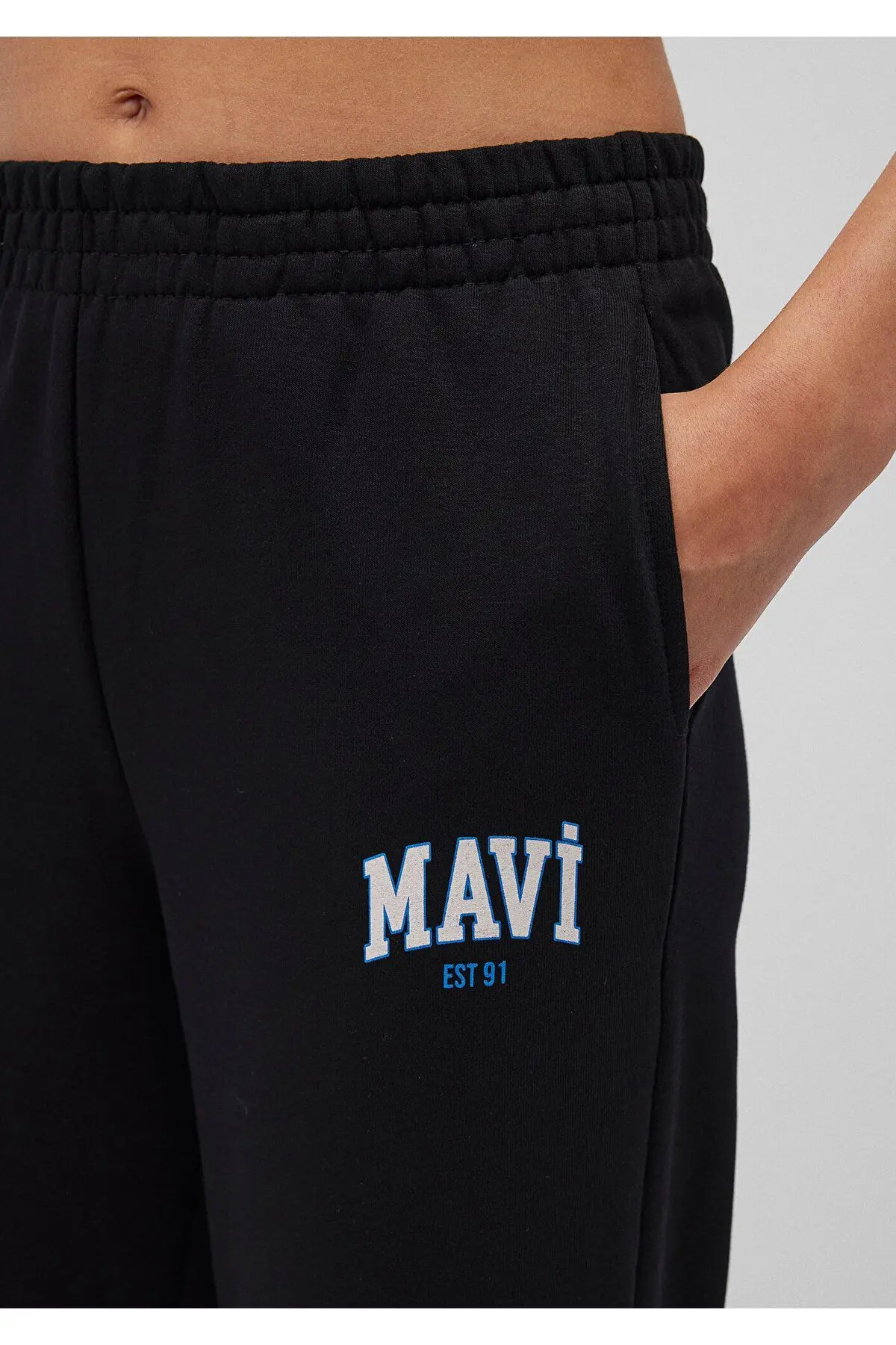 Logo Baskılı Siyah Eşofman Altı 1010757-900