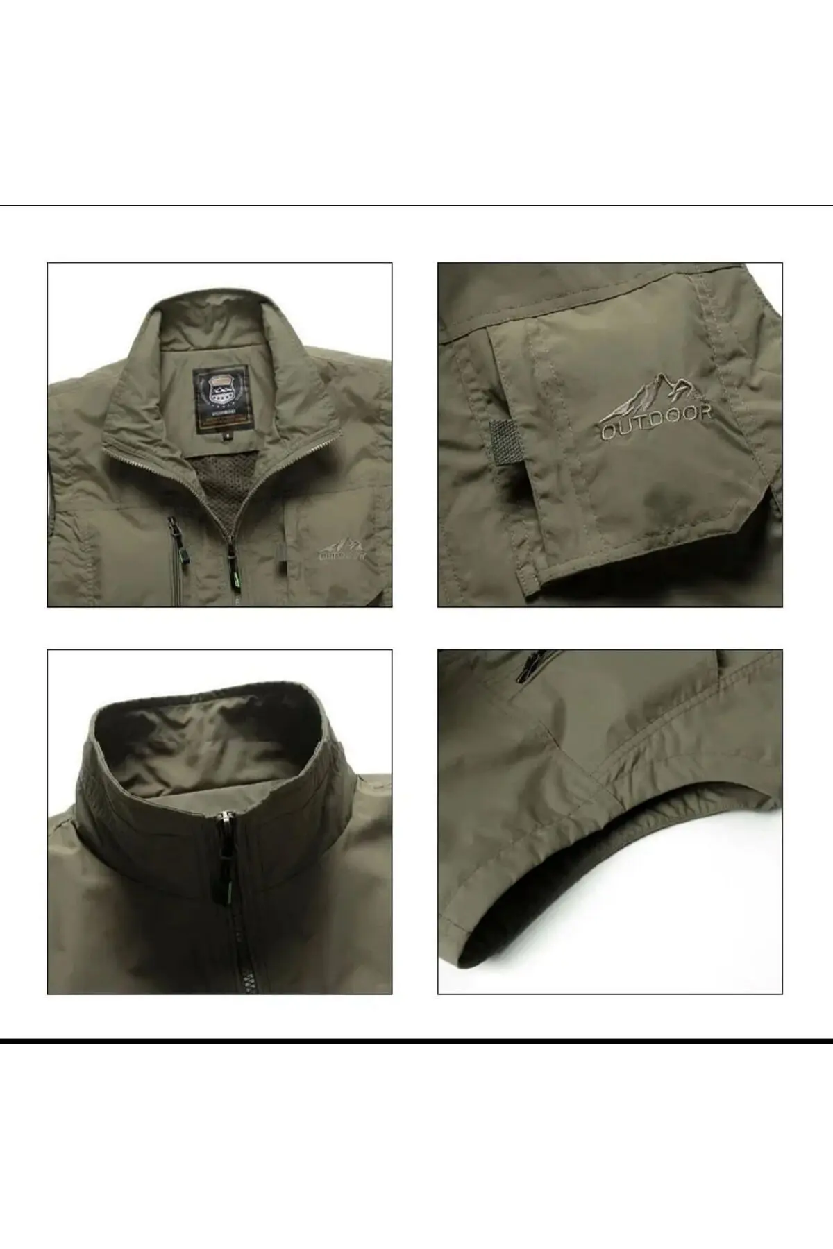 Yelek Outdoor Dört Mevsim Çok Cepli Spor Yelek
