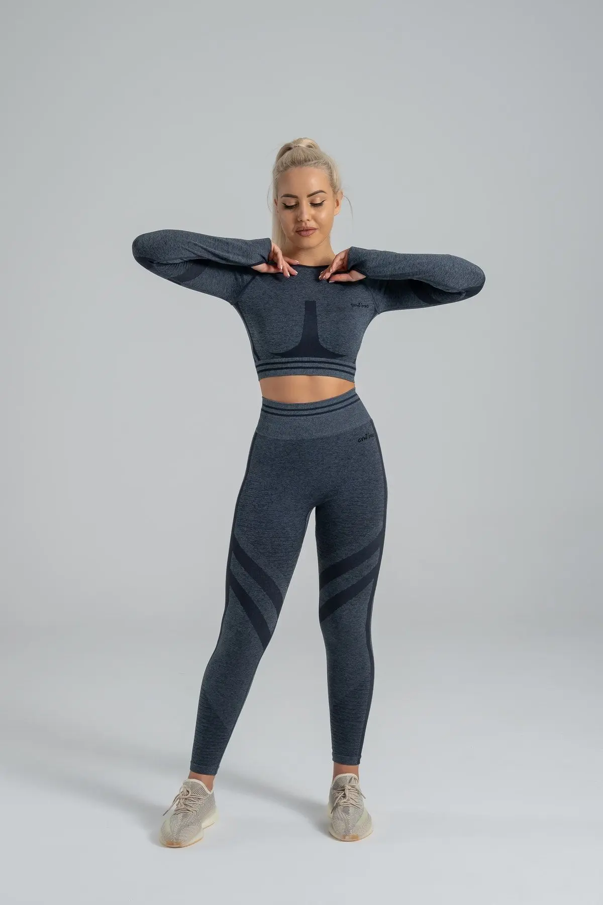 Push-up Detaylı Toparlayıcı Çemberli Tayt