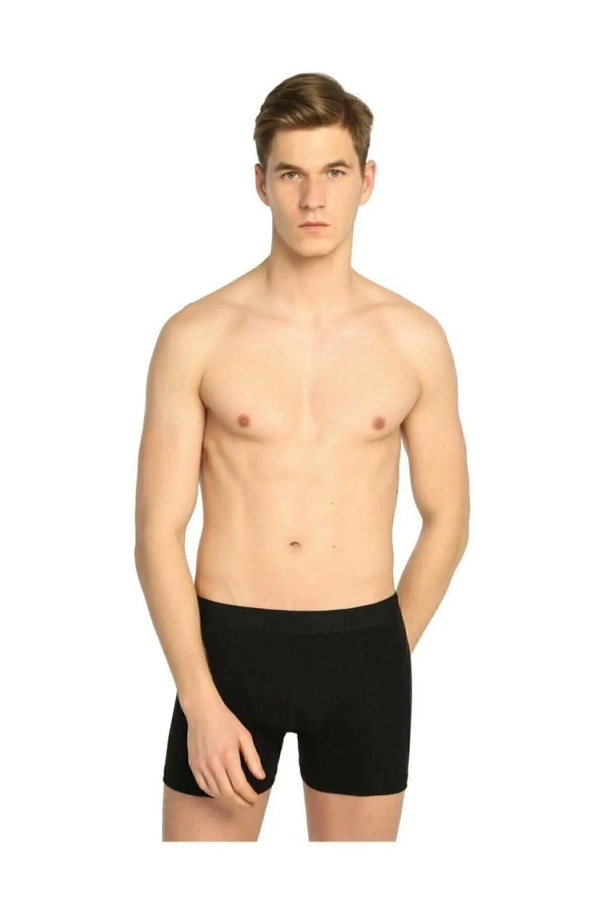 Tutku Erkek Elastan Likralı Boxer 6'lı Paket.